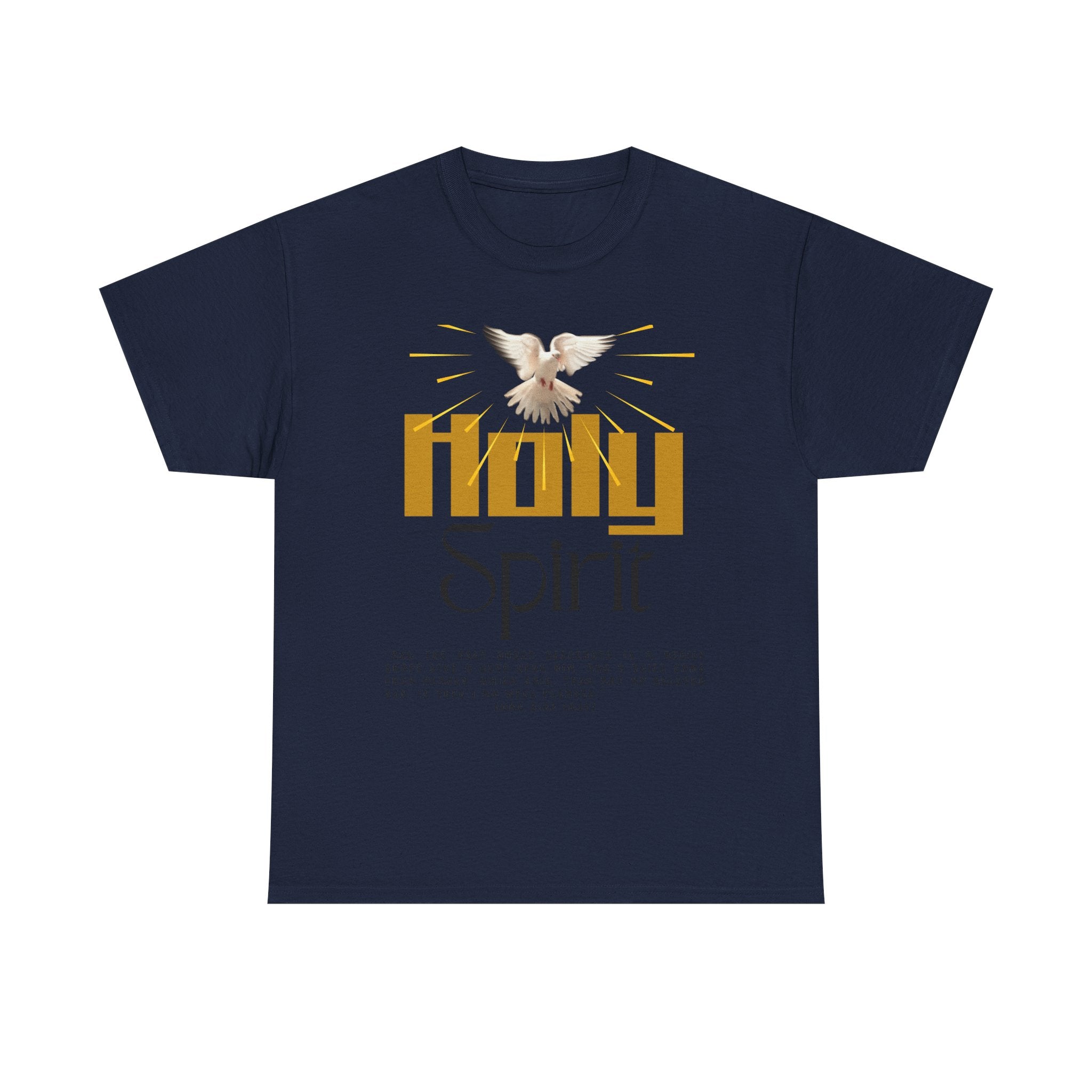 Christian T-shirts, Holy Spirit Unisex Heavy Cotton Tee, Inspirational T-Shirt for Faith Celebration, Christian Gift, Spiritual Attire, Religious Apparel