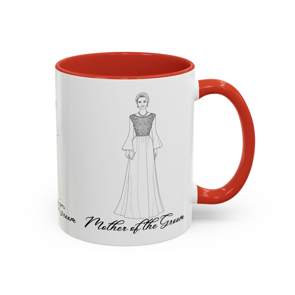 Elegant Mother of the Groom Mug - Perfect Gift for Bridal Showers, Weddings, Coffee Lovers, Wedding Planning