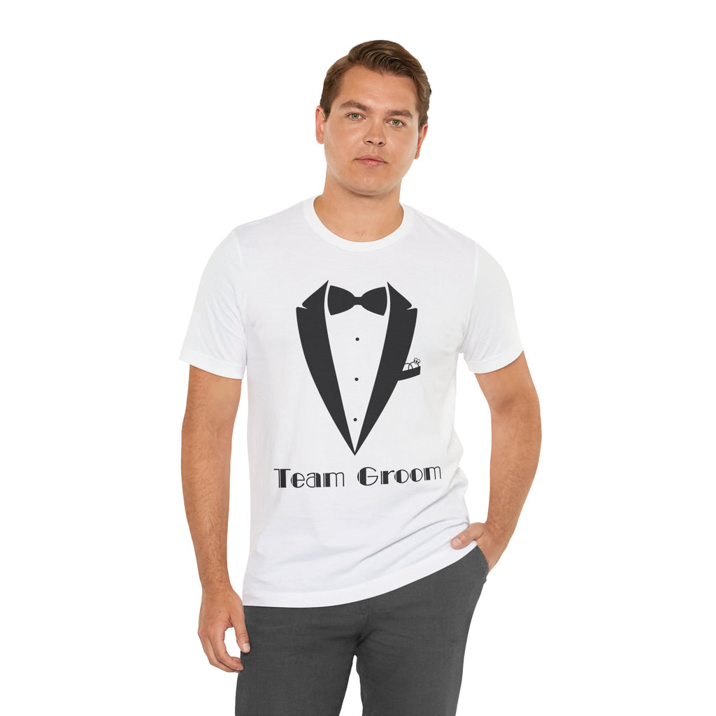 Team Groom Wedding T-Shirt, Perfect for Groomsmen, Bachelor Party, Wedding Events, Groom Attire, Engagement Celebration