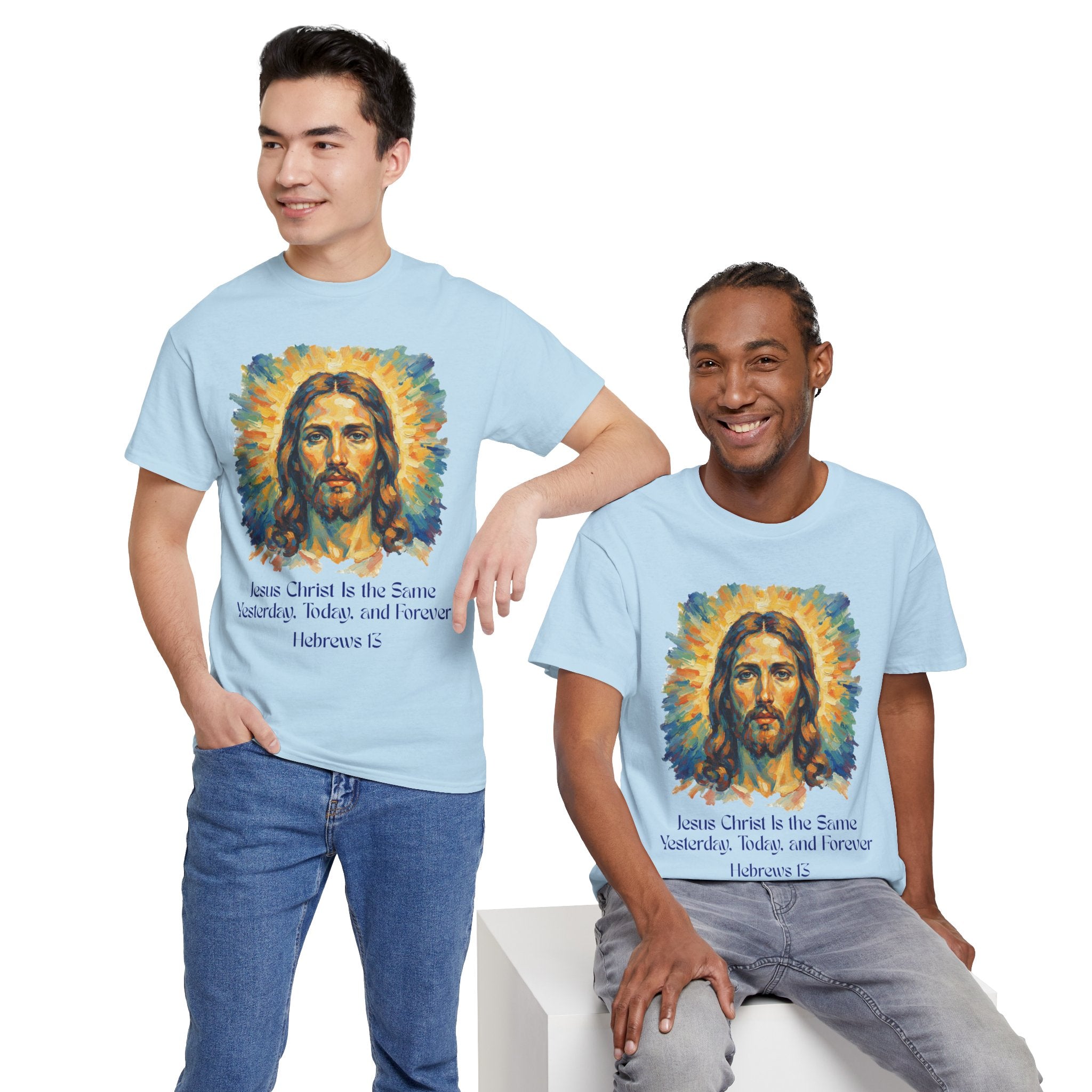 Jesus Portrait – Van Gogh Inspired Style Religious Inspirational Tee - Jesus Christ Design, Faith Shirt, Christian Clothing, Birthday Gift, Everyday Wear