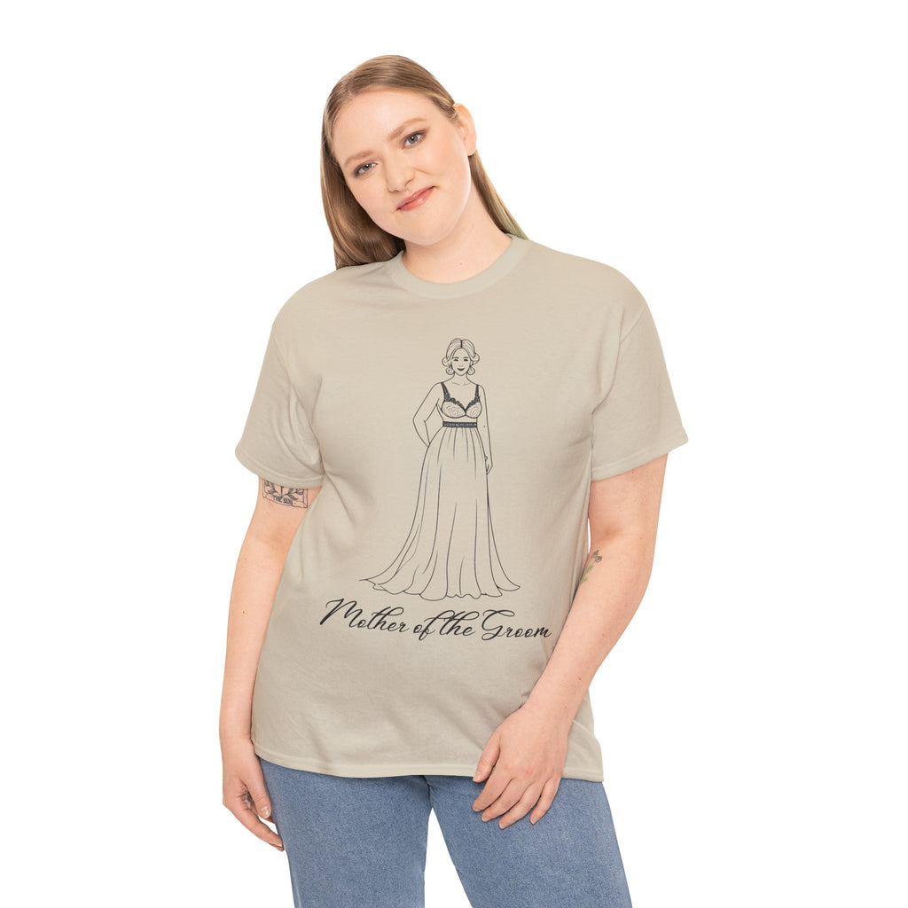 Mother of the Groom Tee, Unisex Cotton Shirt for Weddings, Bridal Parties, Gift for Moms, Casual Wear, Family Gatherings