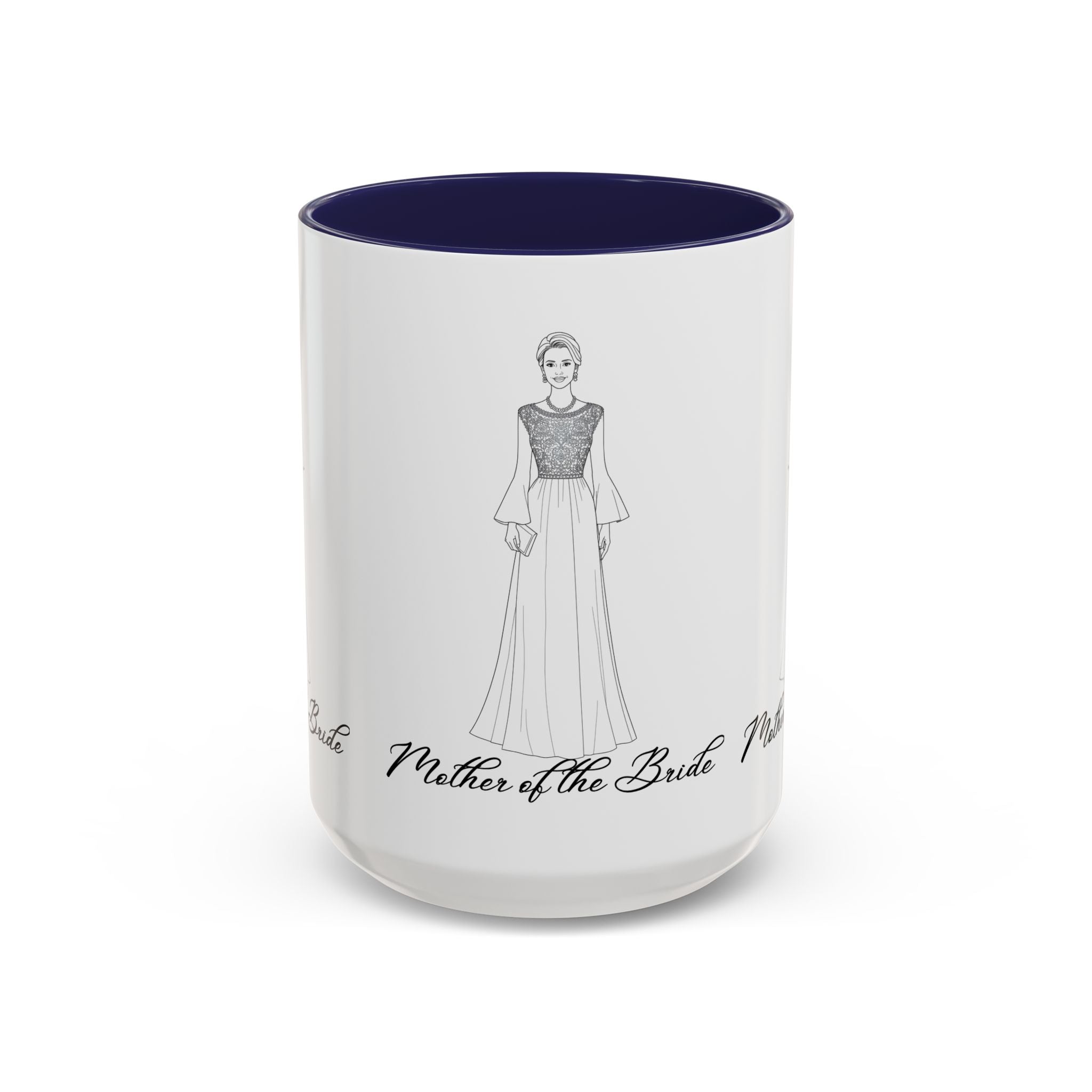 Mother of the Bride -Accent Coffee Mug (11, 15oz)