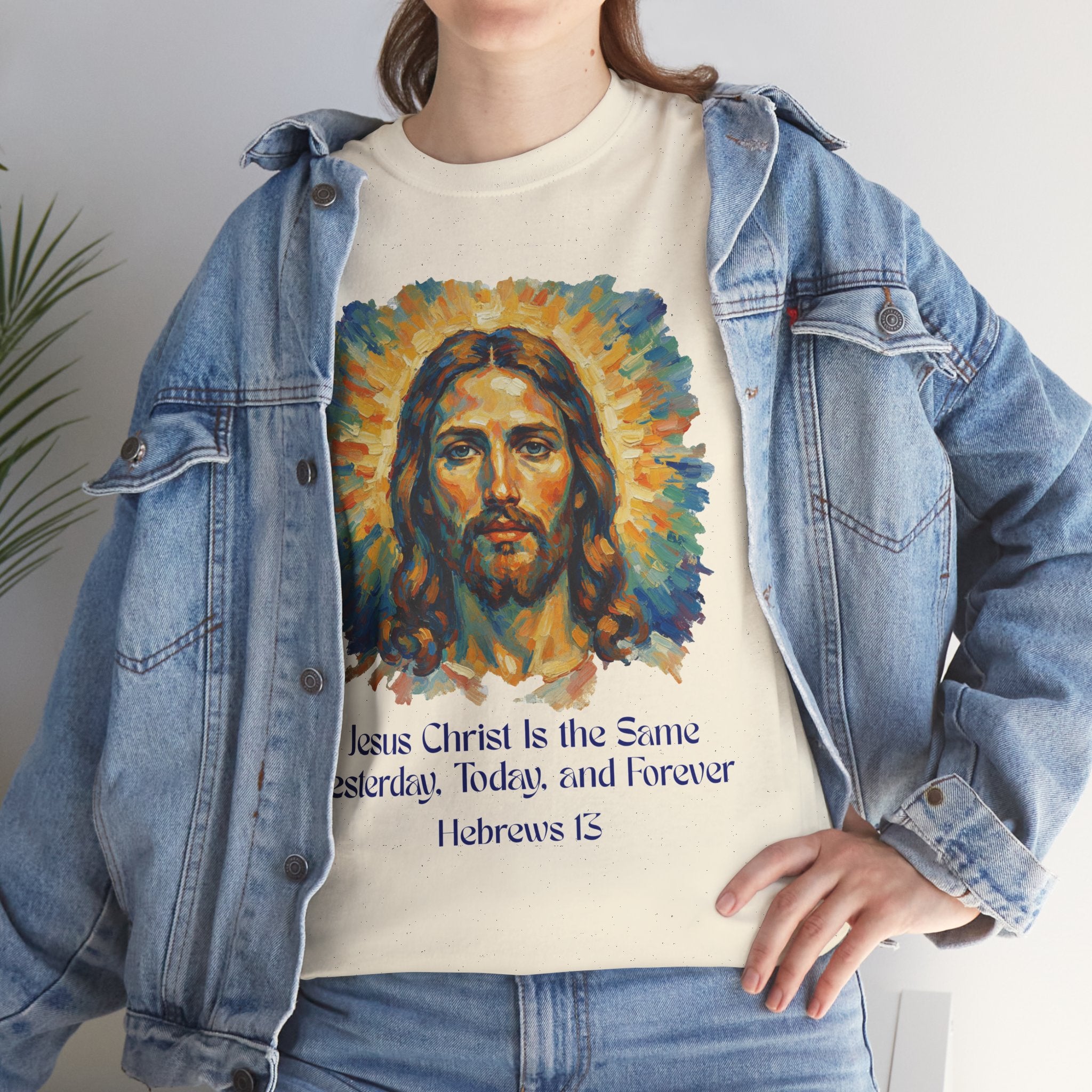Jesus Portrait – Van Gogh Inspired Style Religious Inspirational Tee - Jesus Christ Design, Faith Shirt, Christian Clothing, Birthday Gift, Everyday Wear