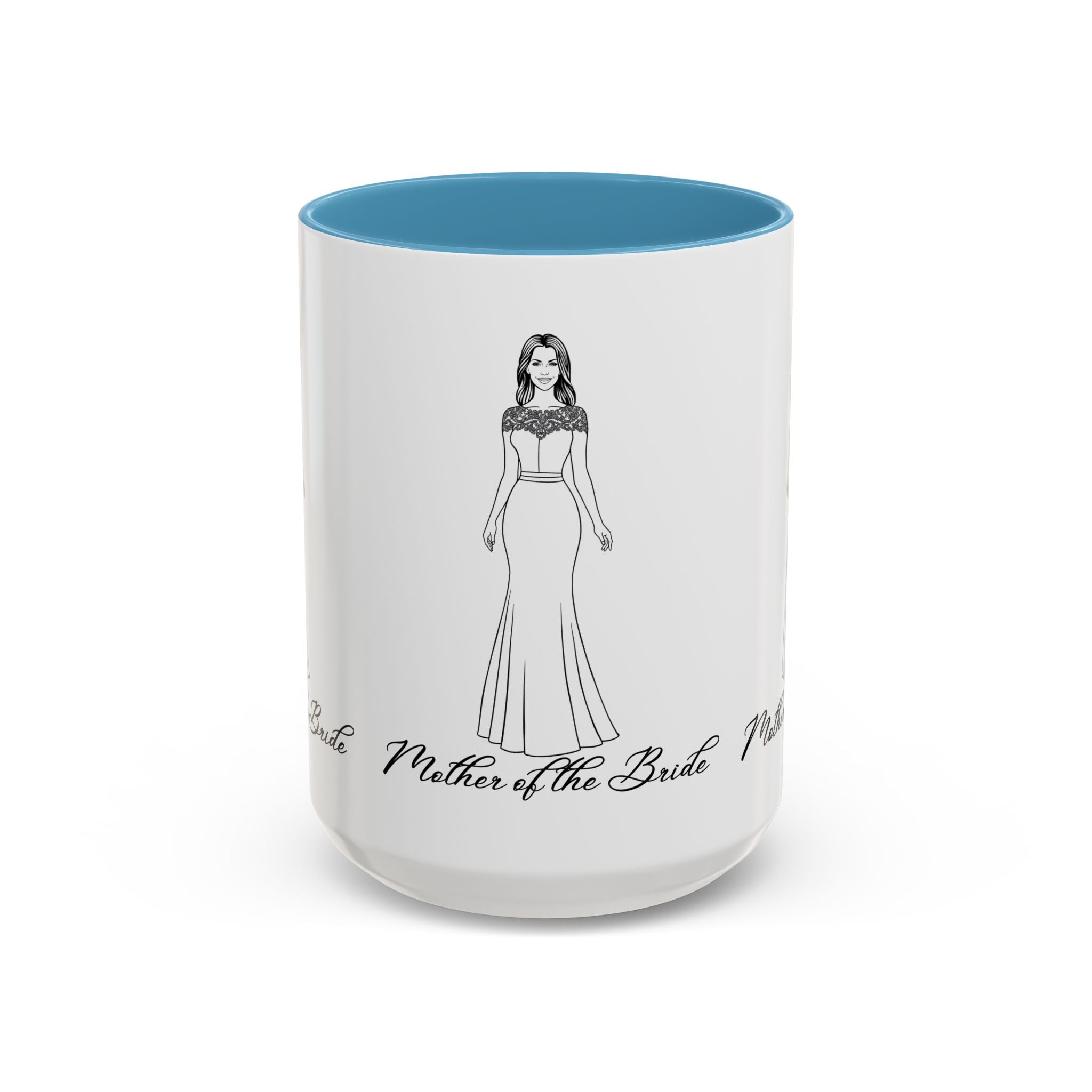 The Mother of the Bride- Accent Coffee Mug (11, 15oz)