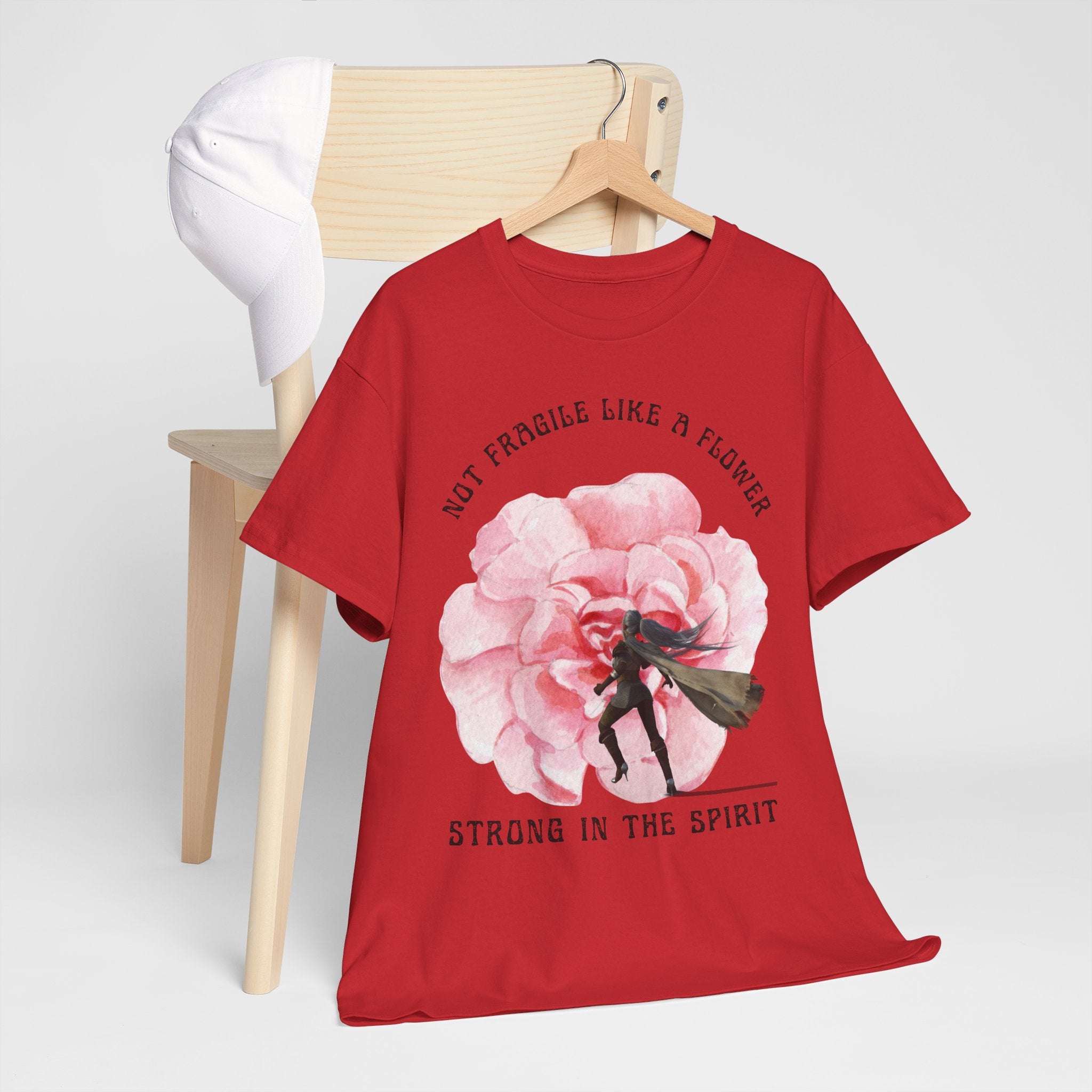 Floral Empowerment Tee, Not Fragile Like a Flower, Strong in the Spirit Shirt, Inspirational Unisex T-Shirt, Gift for Women, [...]