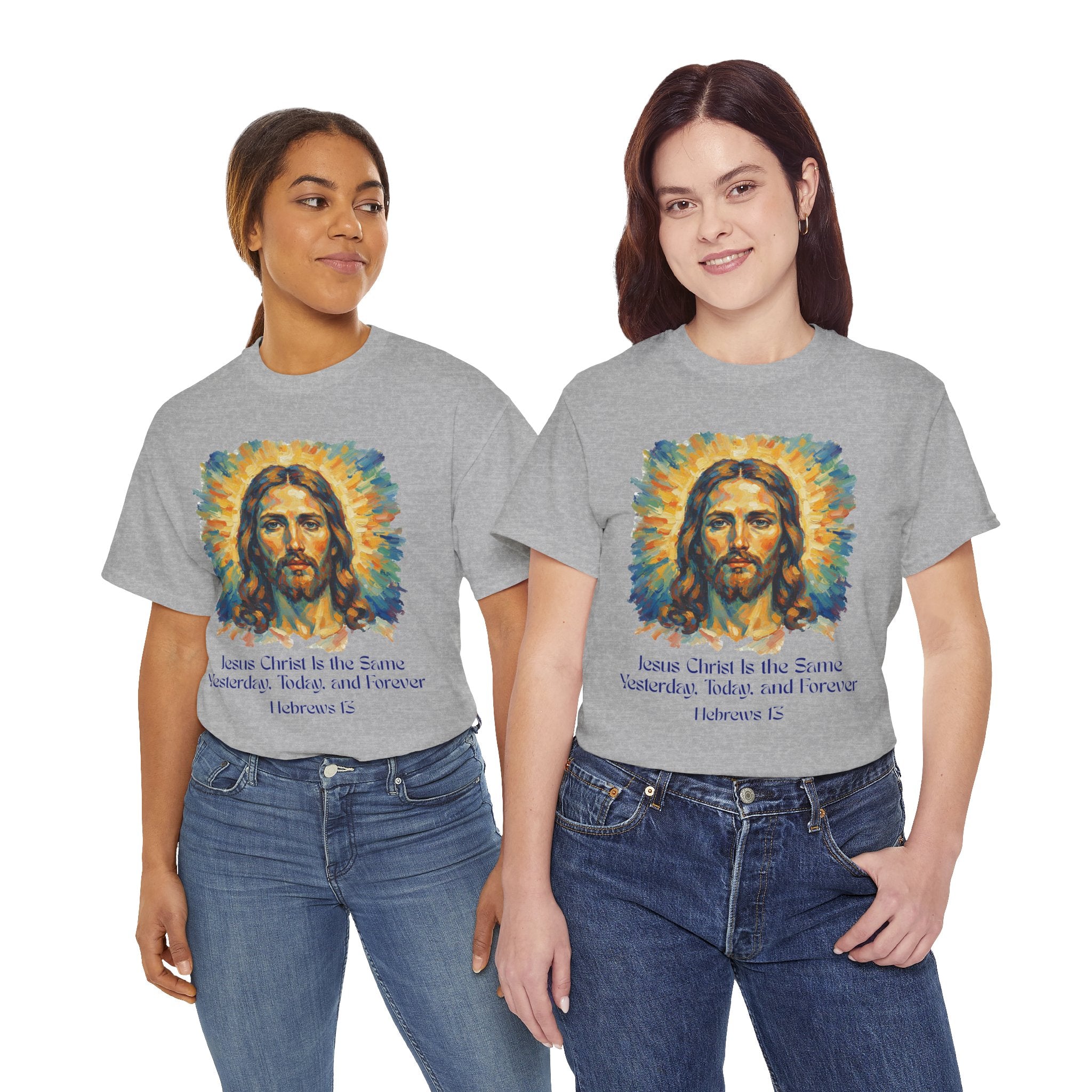 Jesus Portrait – Van Gogh Inspired Style Religious Inspirational Tee - Jesus Christ Design, Faith Shirt, Christian Clothing, Birthday Gift, Everyday Wear