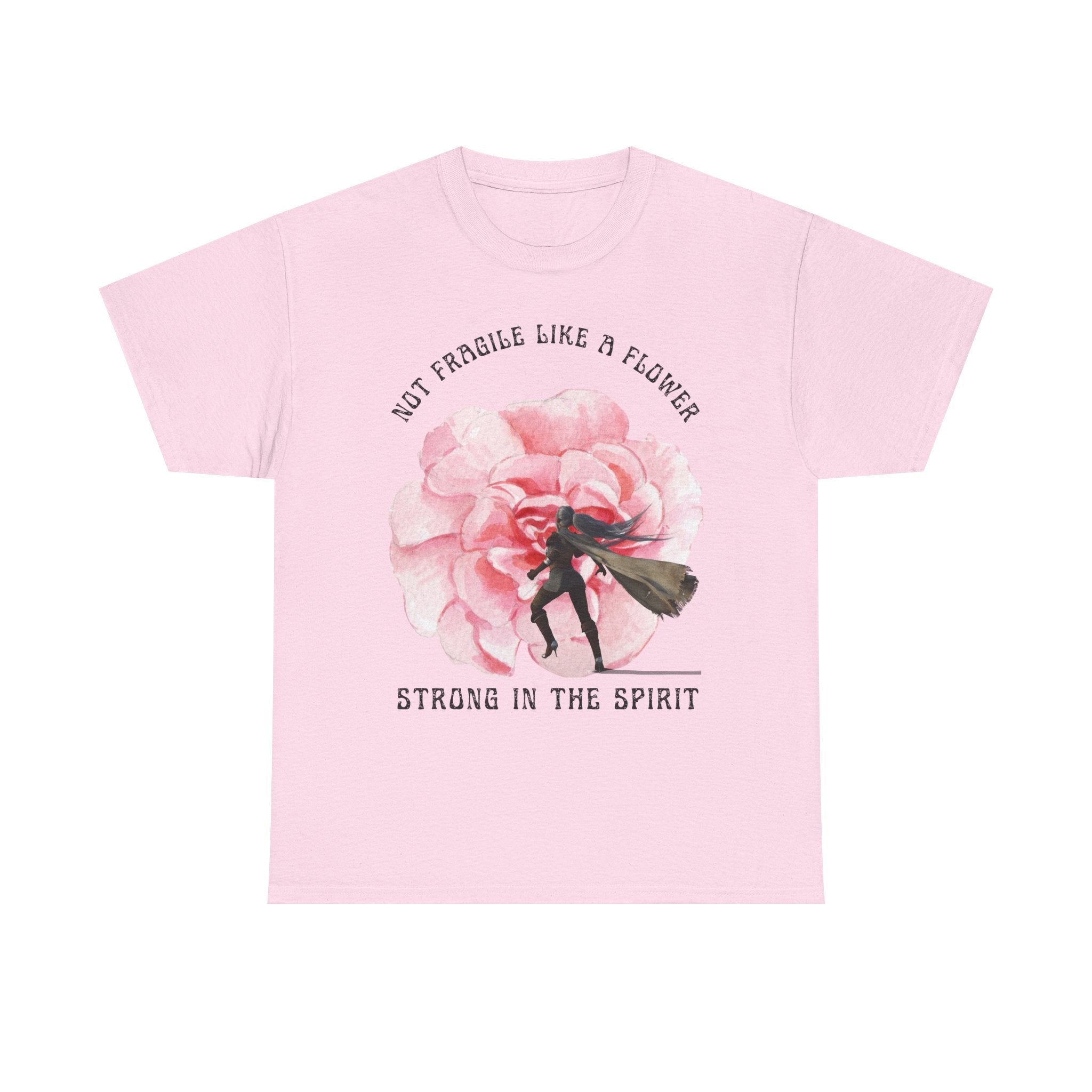 Floral Empowerment Tee, Not Fragile Like a Flower, Strong in the Spirit Shirt, Inspirational Unisex T-Shirt, Gift for Women, [...]