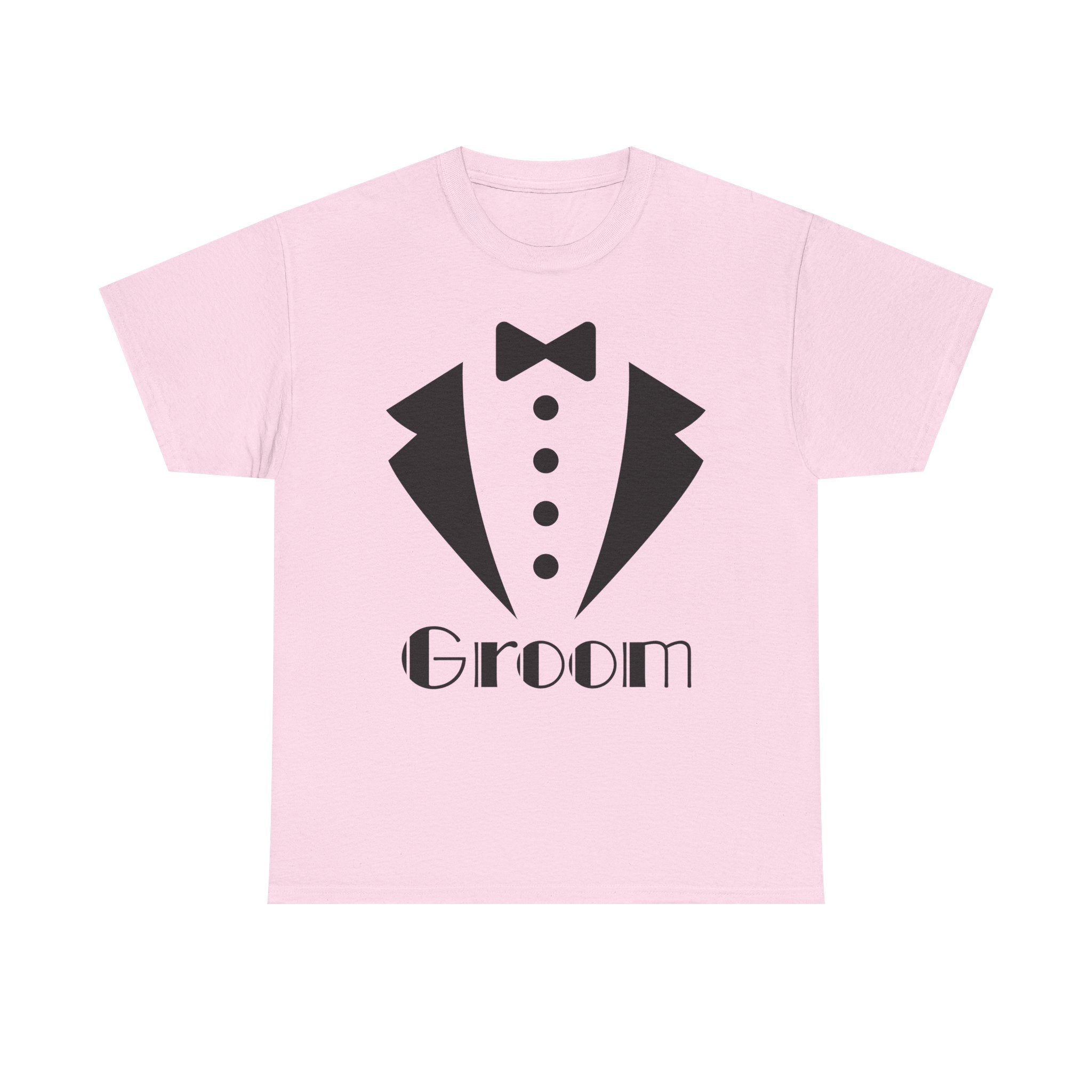 Groom T-Shirt - Unisex Heavy Cotton Tee for Weddings, Bachelor Parties, Groomsmen Gifts, Engagements, Bridal Showers