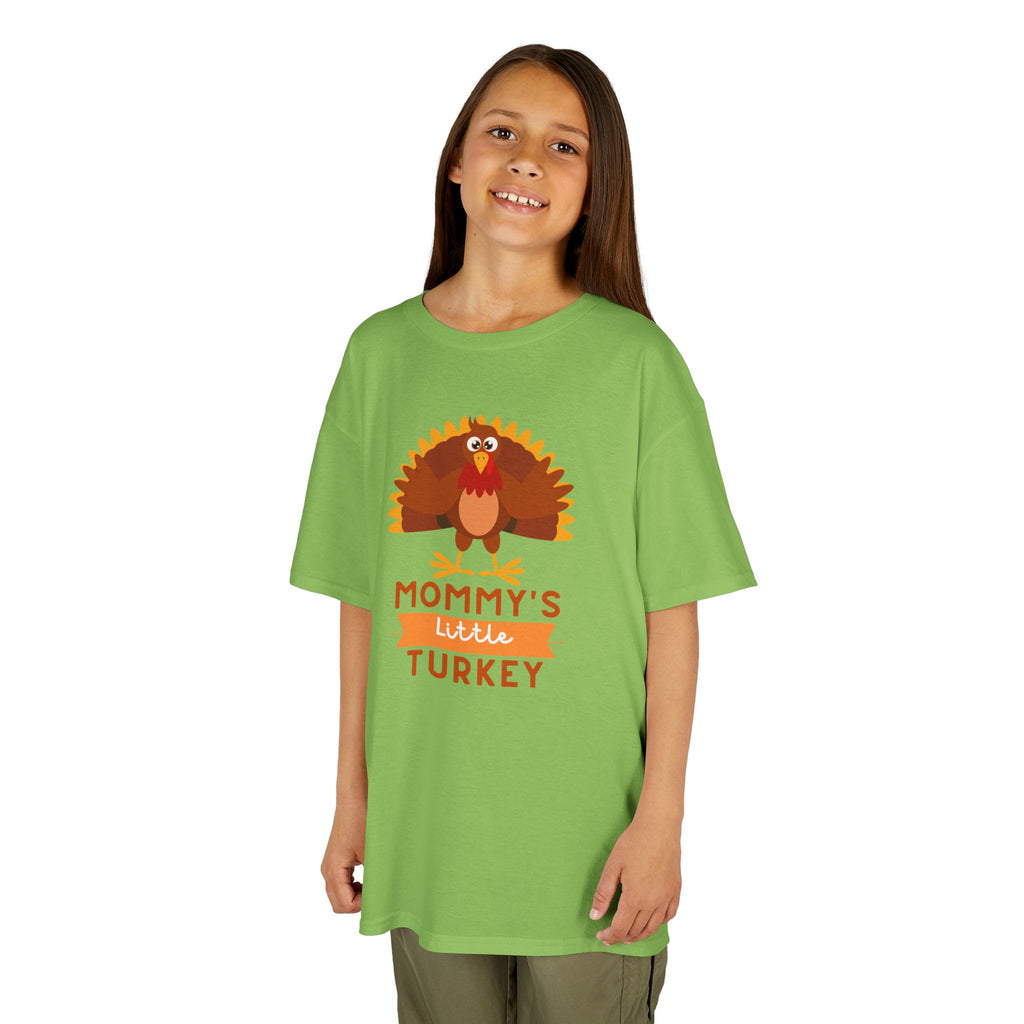 Mommy's Little Turkey Kids Tee - Thanksgiving Gift, Holiday Apparel, Cute Kids Clothing, Family Gathering, Kid's Casual Wear
