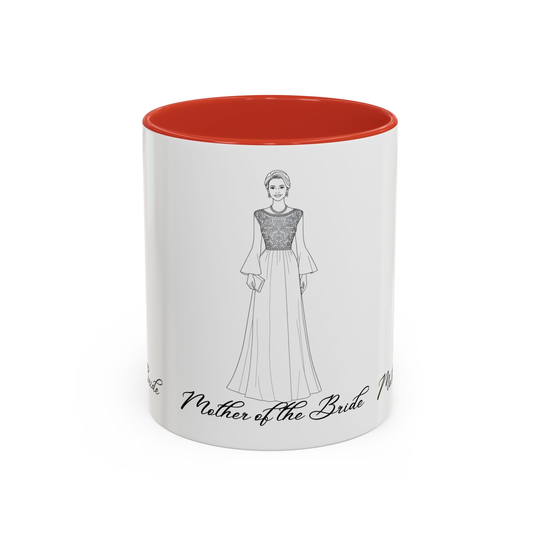 Mother of the Bride -Accent Coffee Mug (11, 15oz)