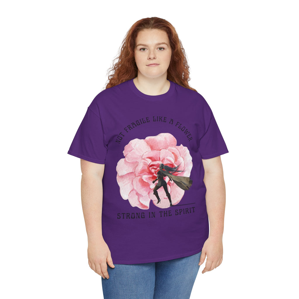 Floral Empowerment Tee, Not Fragile Like a Flower, Strong in the Spirit Shirt, Inspirational Unisex T-Shirt, Gift for Women, [...]