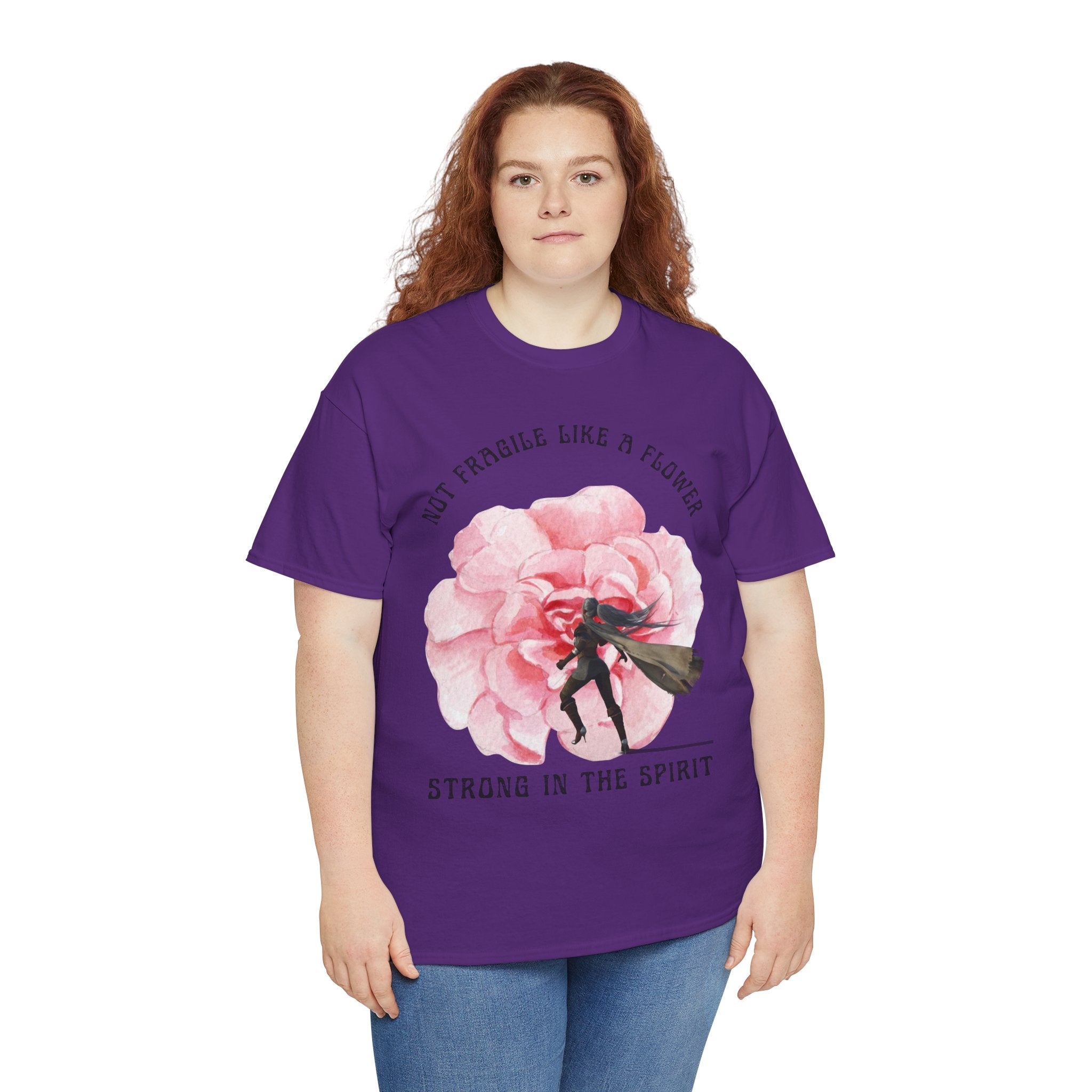 Floral Empowerment Tee, Not Fragile Like a Flower, Strong in the Spirit Shirt, Inspirational Unisex T-Shirt, Gift for Women, [...]