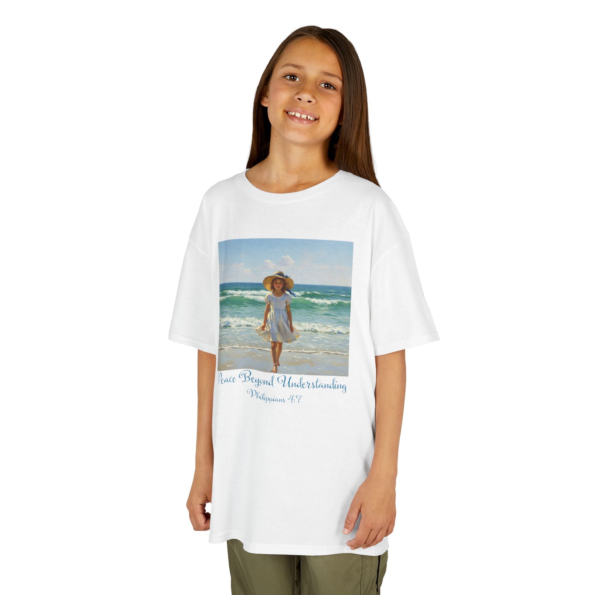 Whimsical Beach Fun Kids Tee, Summer Shirt, Beach Day Tee, Vacation Outfit, Cute Kids Clothing