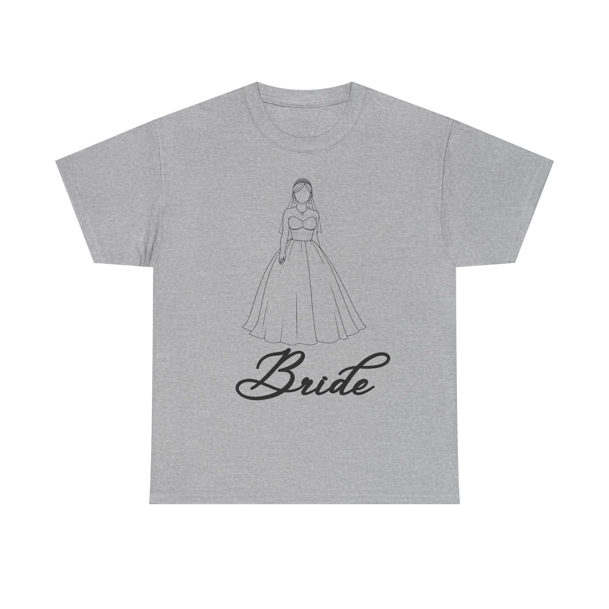 Bride Graphic Unisex Heavy Cotton Tee, Wedding Shirt, Bridal Party Gift, Engagement Celebration, Bride-to-Be Apparel, Wedding Day Outfit
