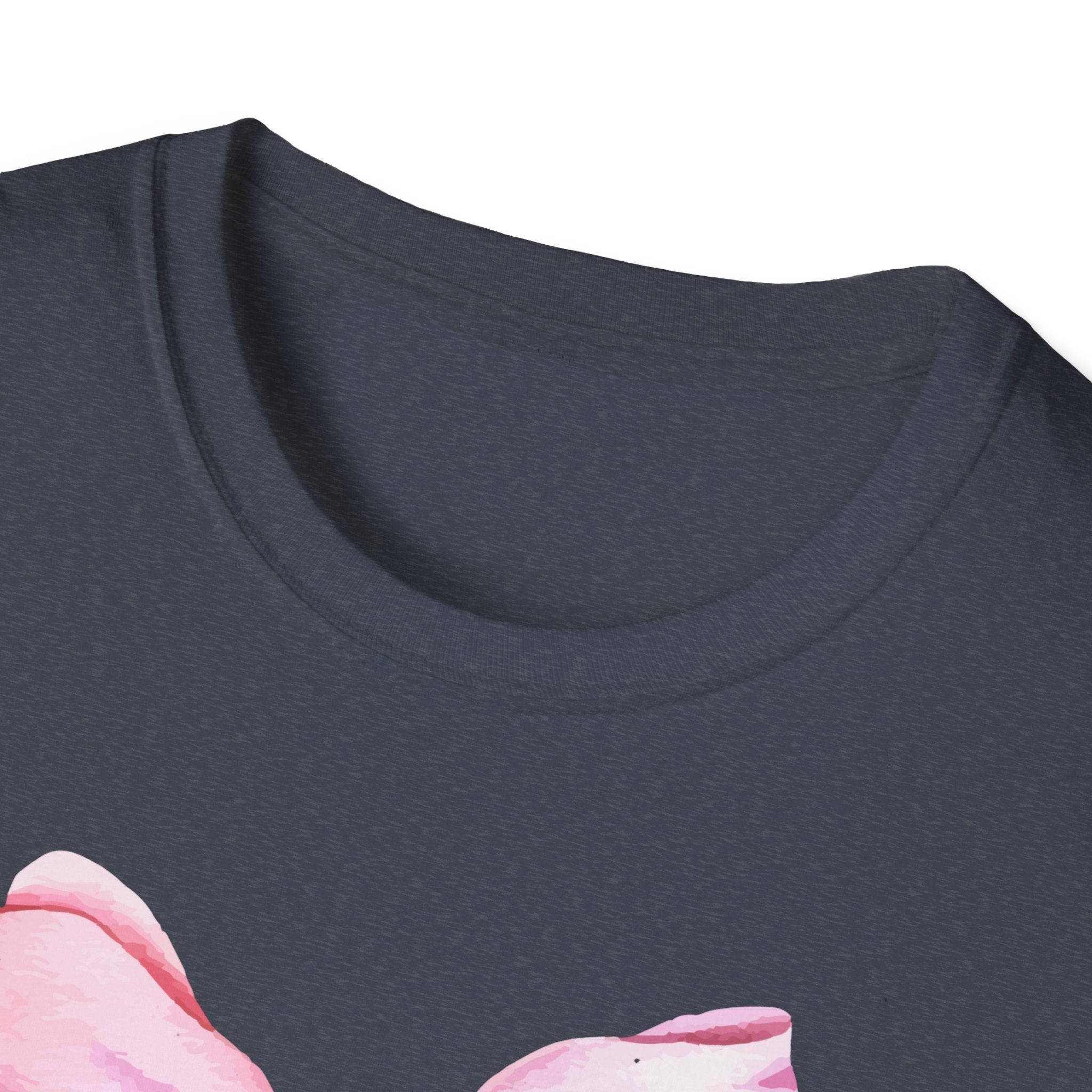 Thankful & Grateful Bow T-Shirt, Unisex Softstyle Tee, Thanksgiving Gift, Fall Apparel, Cute Casual Wear, Gratitude Shirt