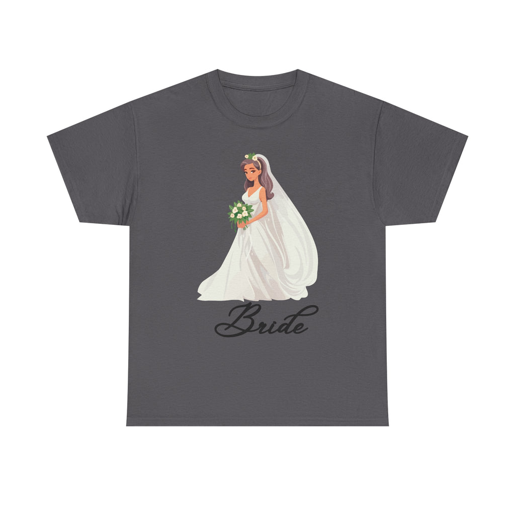 Bride Sketch Unisex Heavy Cotton Tee - Perfect for Weddings, Bridal Showers, Bachelorette Parties, Engagements, and Gifts