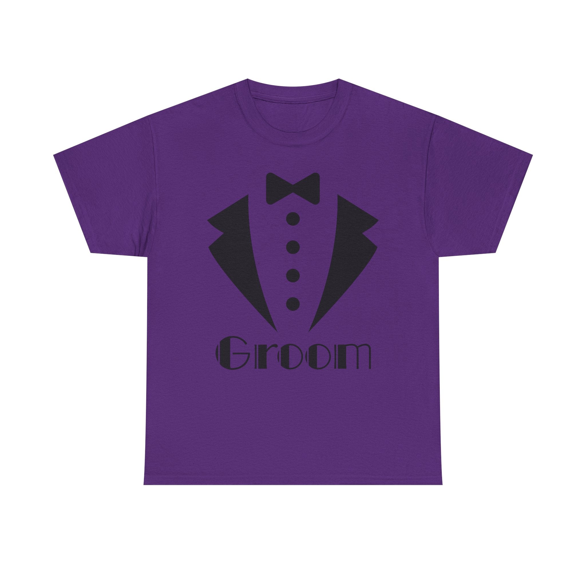 Groom T-Shirt - Unisex Heavy Cotton Tee for Weddings, Bachelor Parties, Groomsmen Gifts, Engagements, Bridal Showers