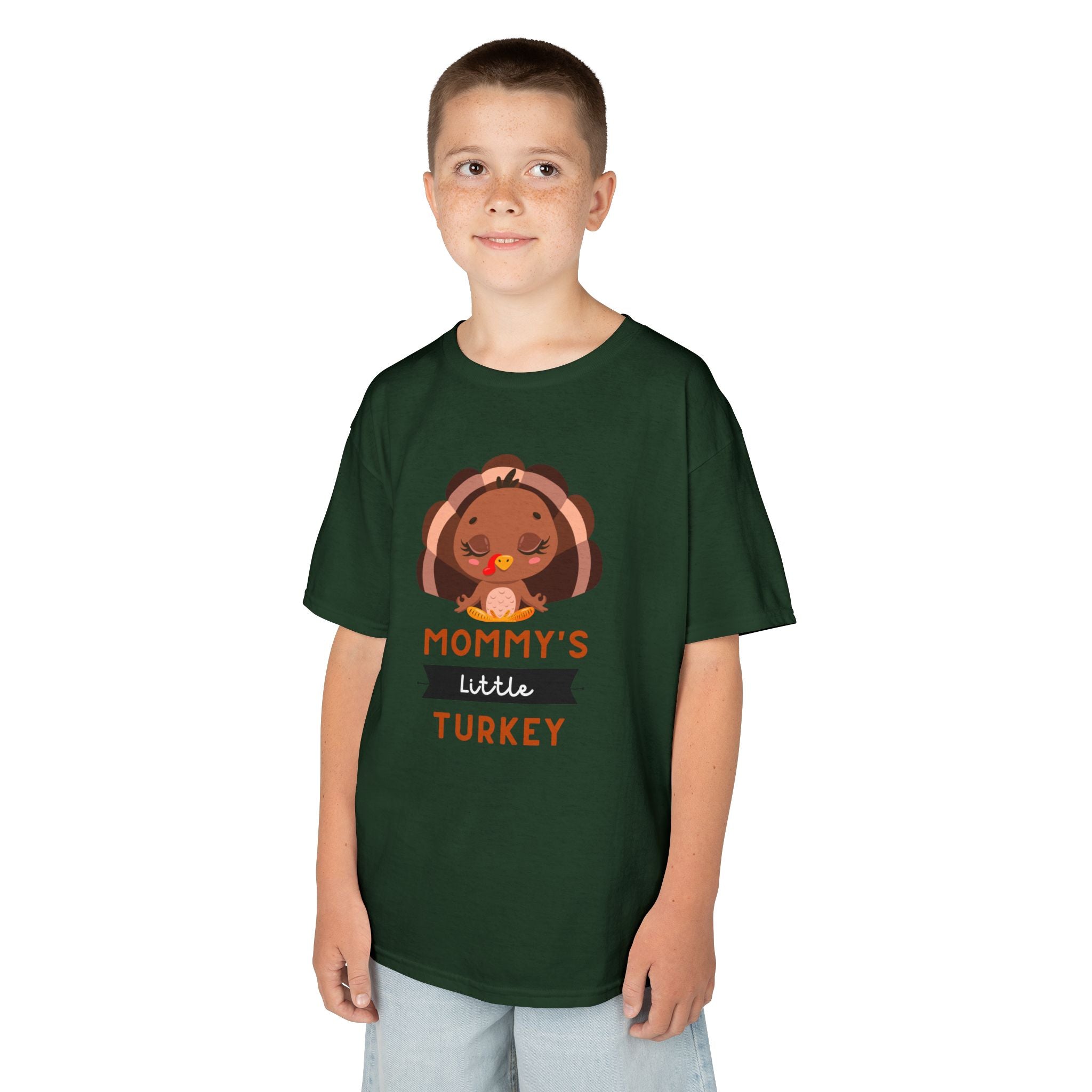 Kids Thanksgiving Tee, Mommy's Little Turkey Shirt, Fall Holiday Outfit, Thanksgiving Gift, Adorable Kids Fashion