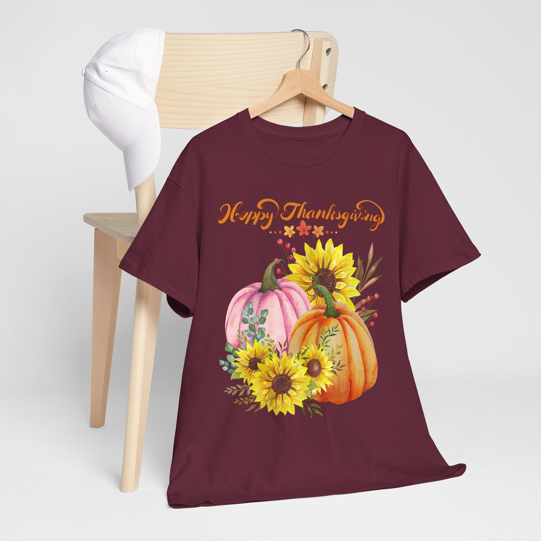 Thanksgiving T-shirts, Pumpkin Tee, Autumn Shirt, Unisex Fall Apparel, Holiday Gift, Cozy Outfit, Harvest Festival Clothing