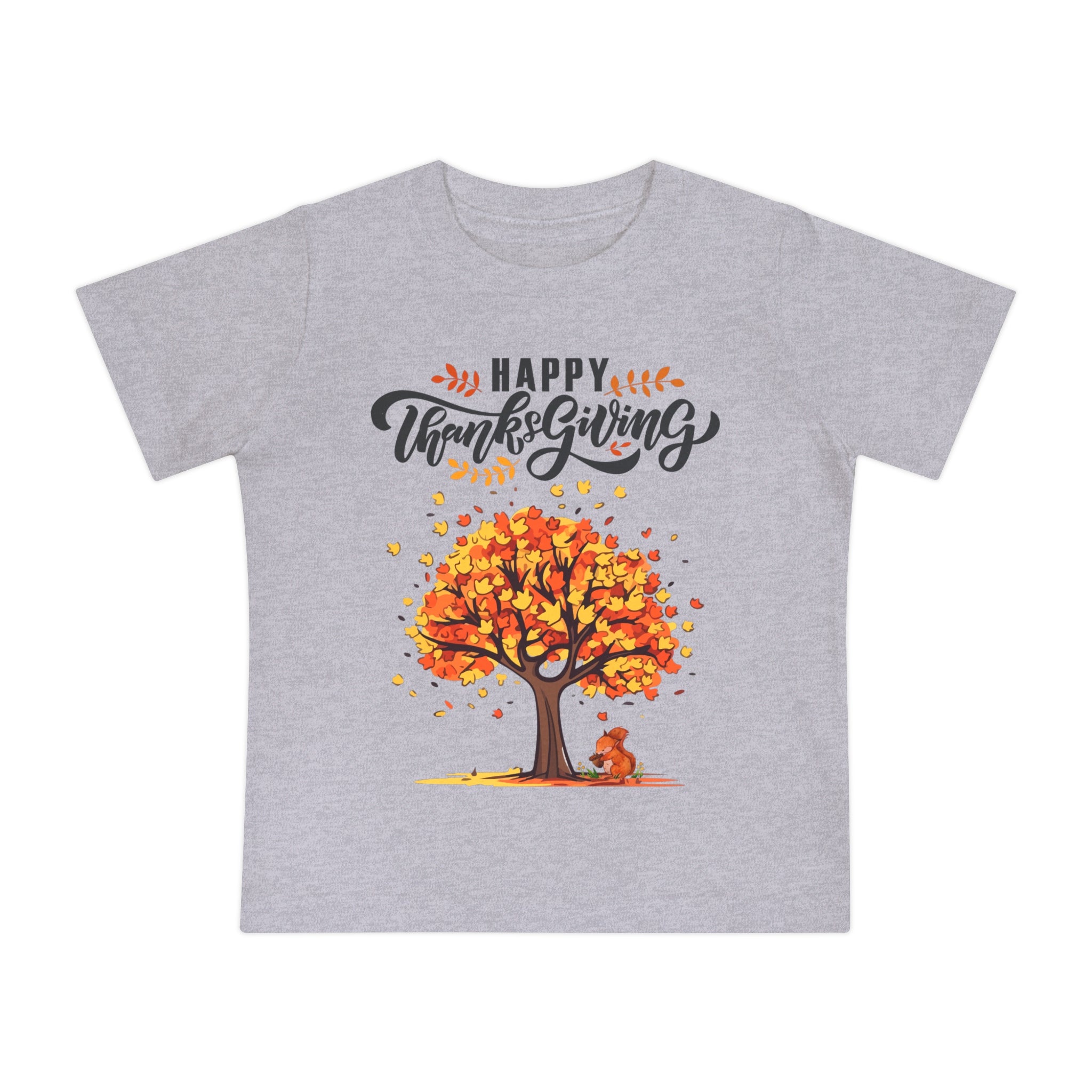 Happy Thanksgiving/Thanksgiving Baby T-Shirt, Cute Fall Apparel, Kids Autumn Clothing, Holiday Gift, Seasonal Outfit, Fall Tree Design