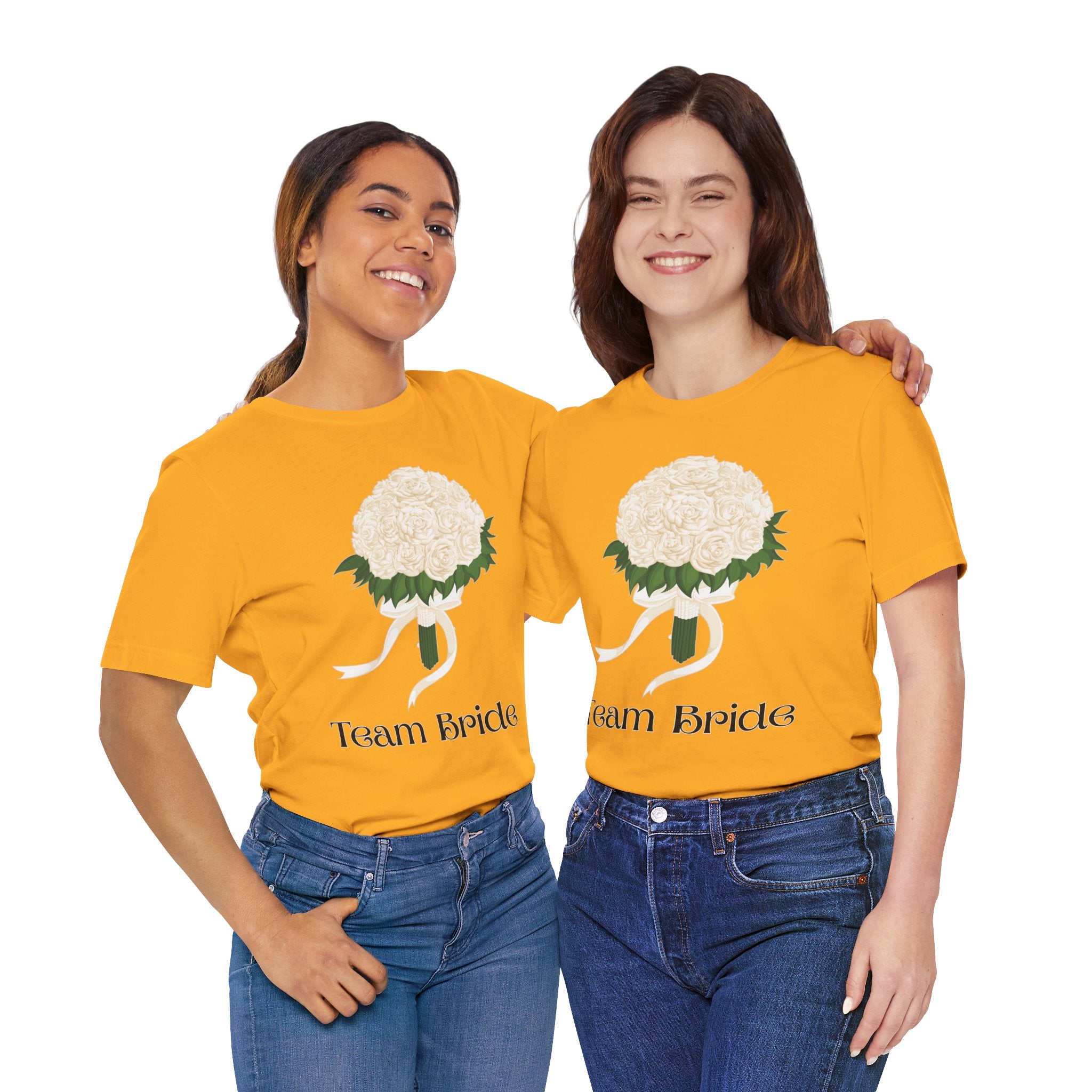 Bride Collection bridesmaids T-Shirt, Wedding Party, Bridal Shower Gift, Matching T-shirts for Bridesmaids, Casual Wedding Celebration Shirt