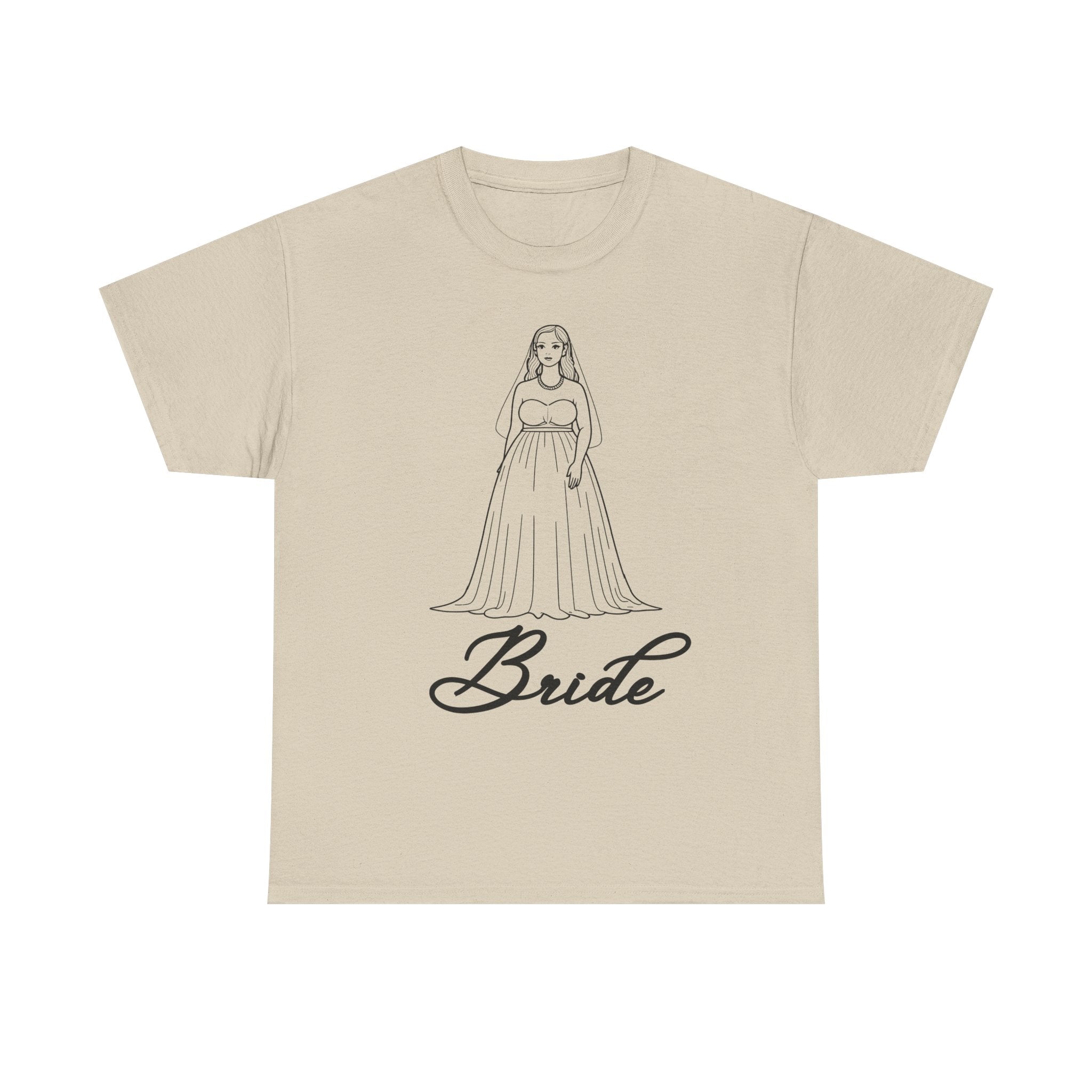 Bride Graphic Tee, Wedding Gift Shirt, Bridal Party Outfit, Engagement Celebration Top, Funny Bride Apparel, Unisex Heavy Cotton Tee