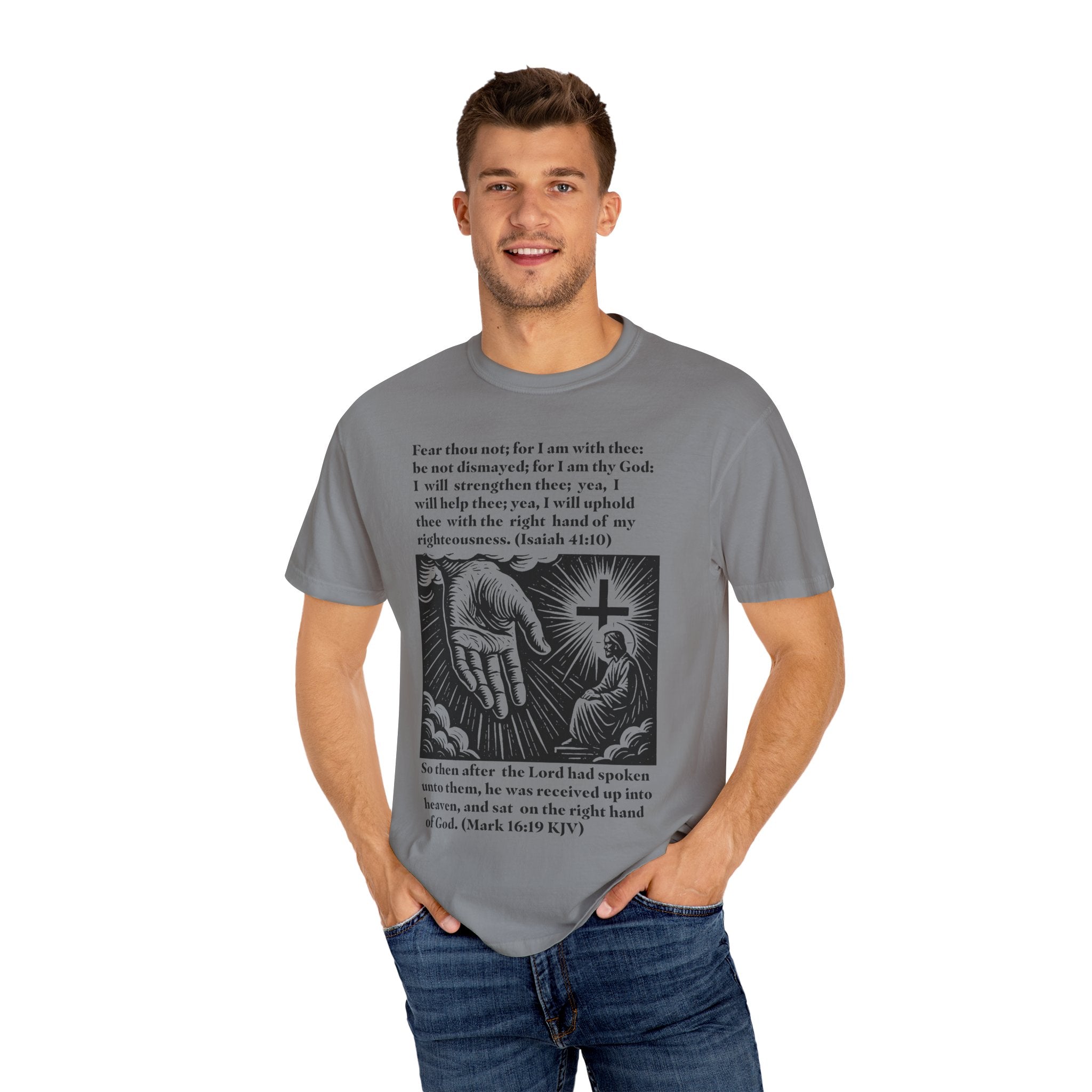 Inspirational Faith T-Shirt, Unisex Cotton Tee, Christian Gift, Spiritual Apparel, Motivational Quote Shirt, Religious Clothing