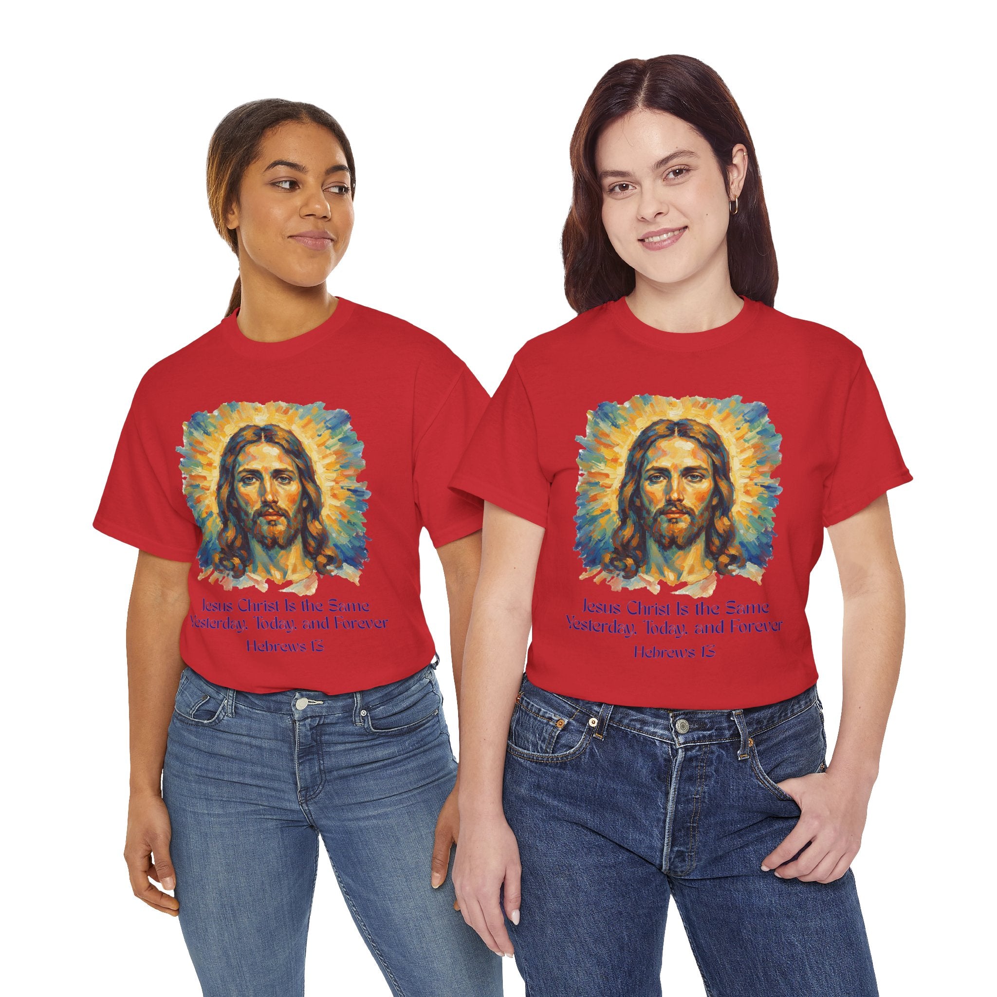 Jesus Portrait – Van Gogh Inspired Style Religious Inspirational Tee - Jesus Christ Design, Faith Shirt, Christian Clothing, Birthday Gift, Everyday Wear