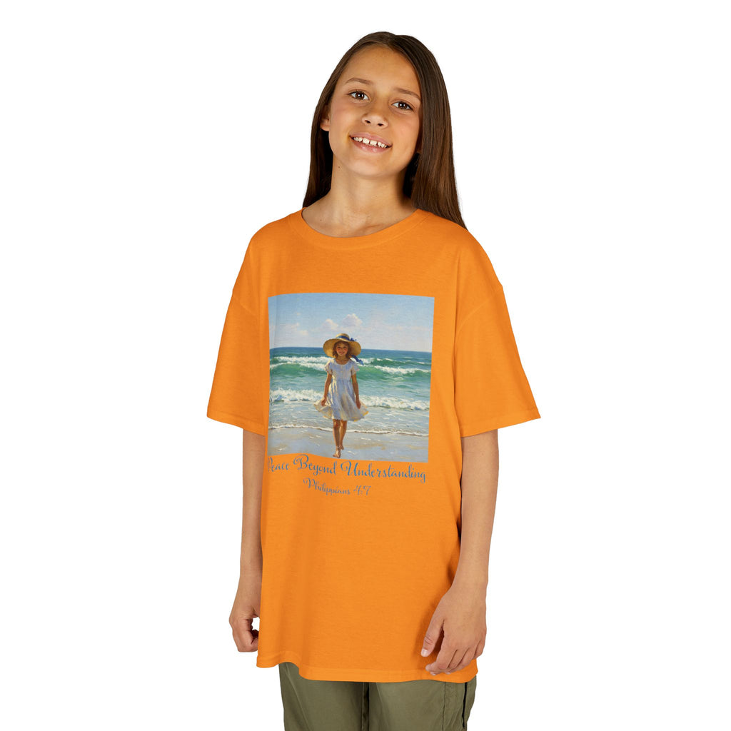 Whimsical Beach Fun Kids Tee, Summer Shirt, Beach Day Tee, Vacation Outfit, Cute Kids Clothing