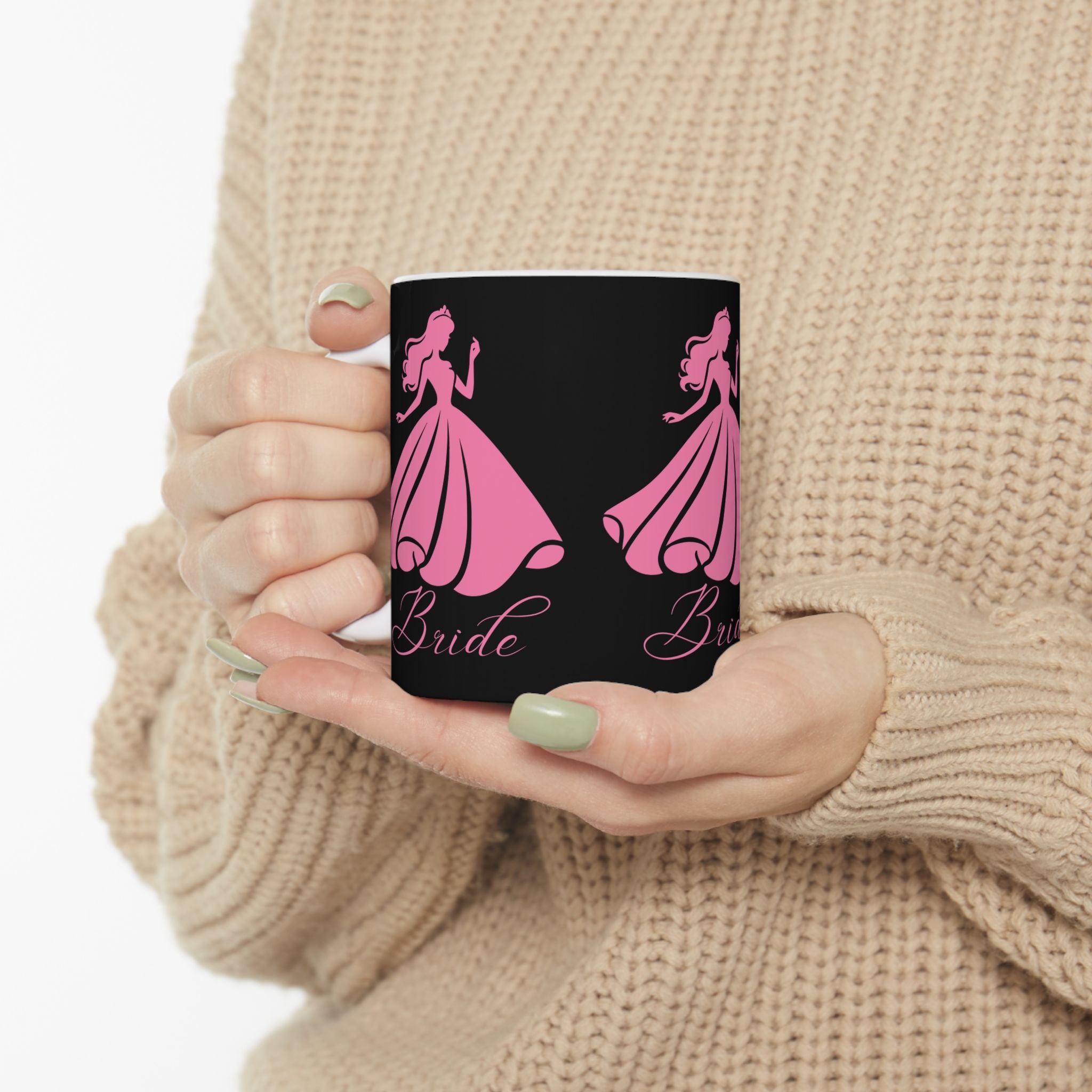 Bride Ceramic Mug 11 oz – Perfect for Weddings, Bridal Showers, Engagement Parties, Gift for Bridesmaid, Wedding Planning Accessories