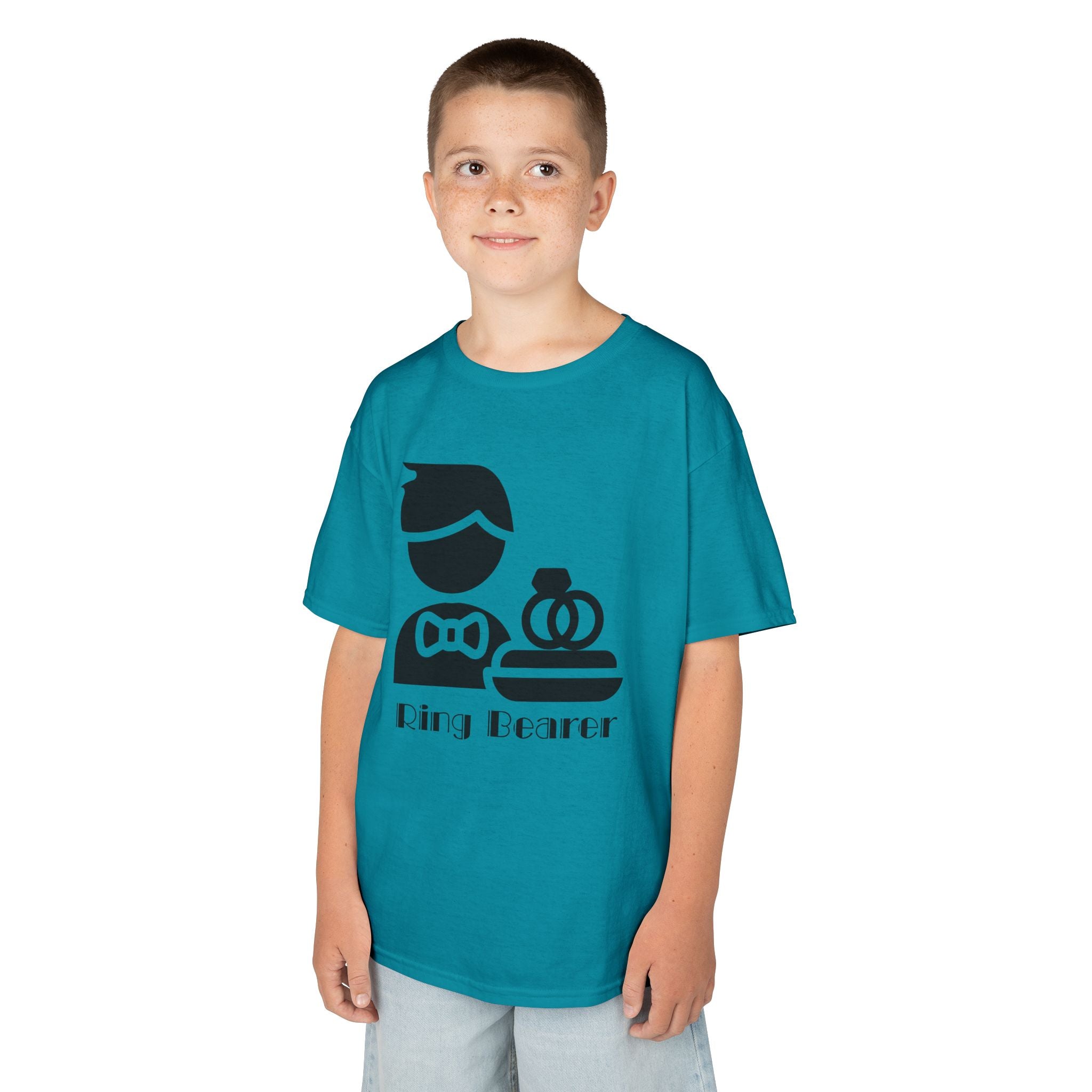 Kids Ring Bearer Tee - Perfect for Weddings, Flower Girl Outfits, Cute Kid’s Apparel, Wedding Party Shirts, Kids Event T-Shirt