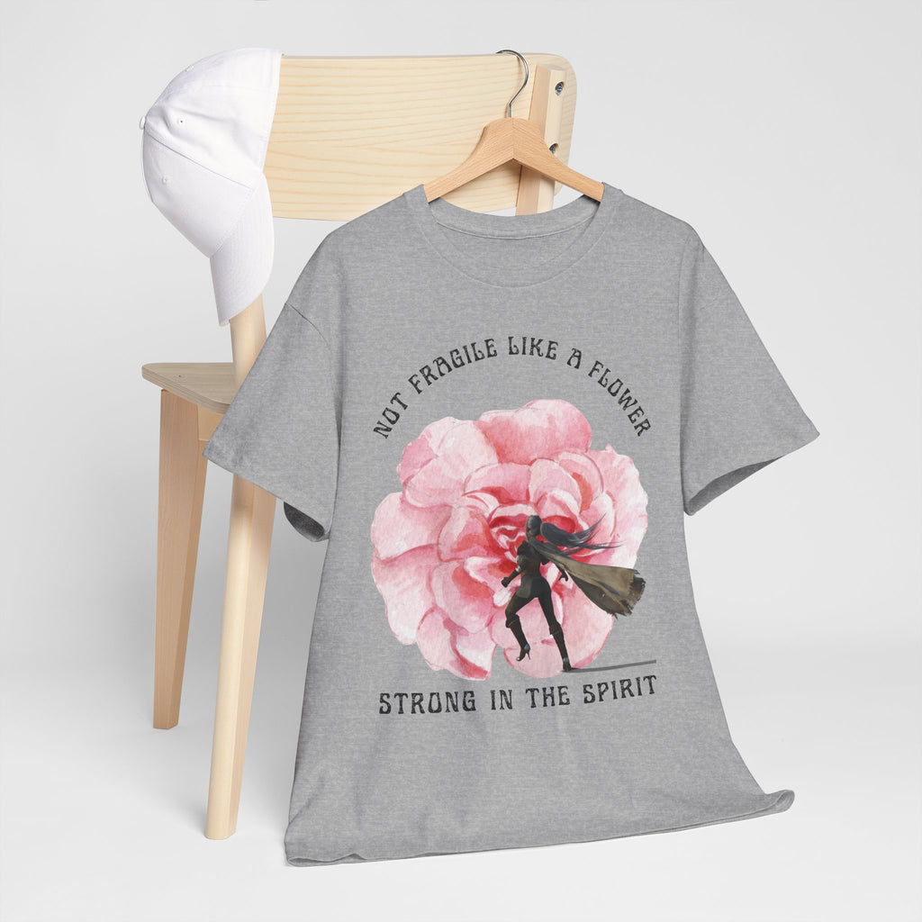 Floral Empowerment Tee, Not Fragile Like a Flower, Strong in the Spirit Shirt, Inspirational Unisex T-Shirt, Gift for Women, [...]