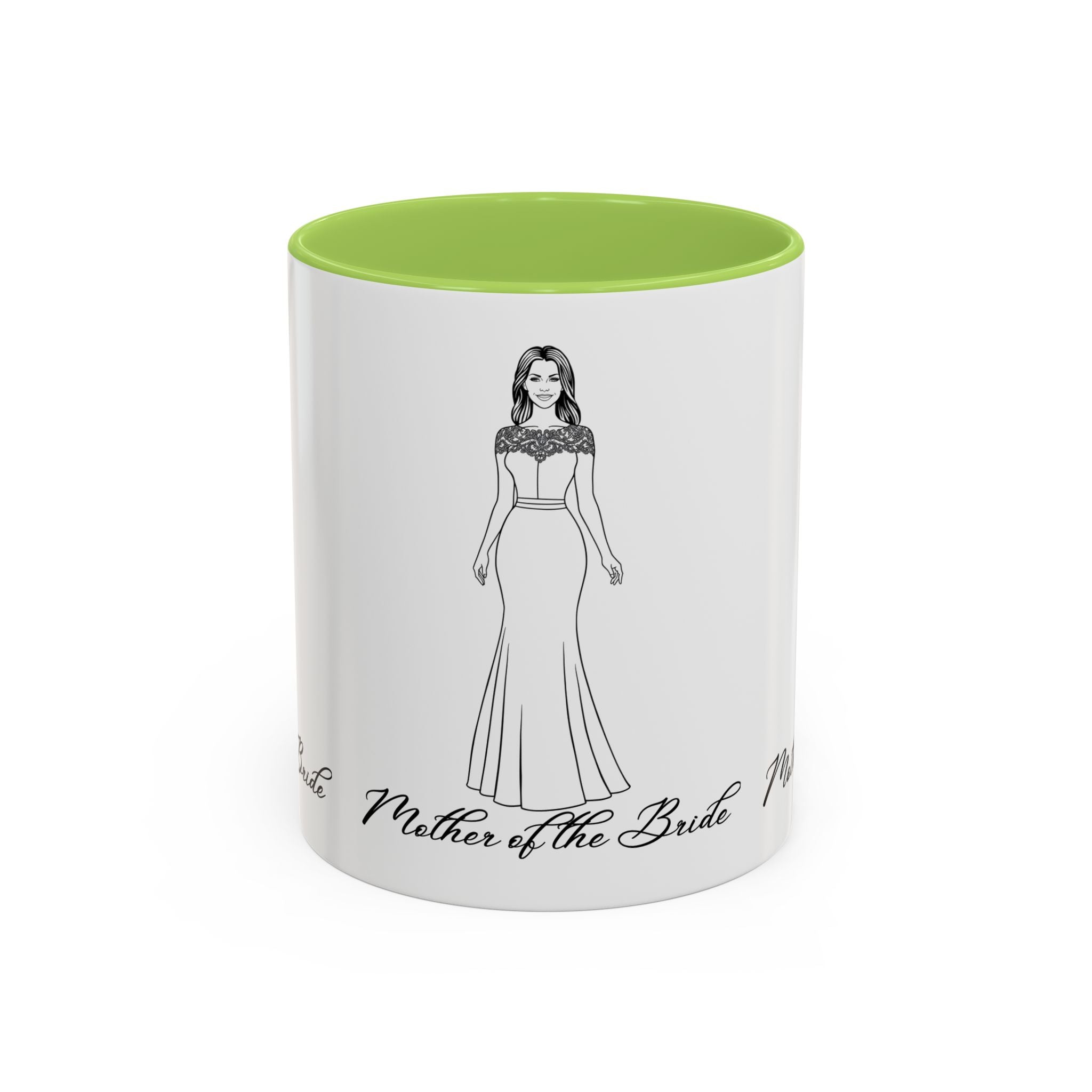 The Mother of the Bride- Accent Coffee Mug (11, 15oz)