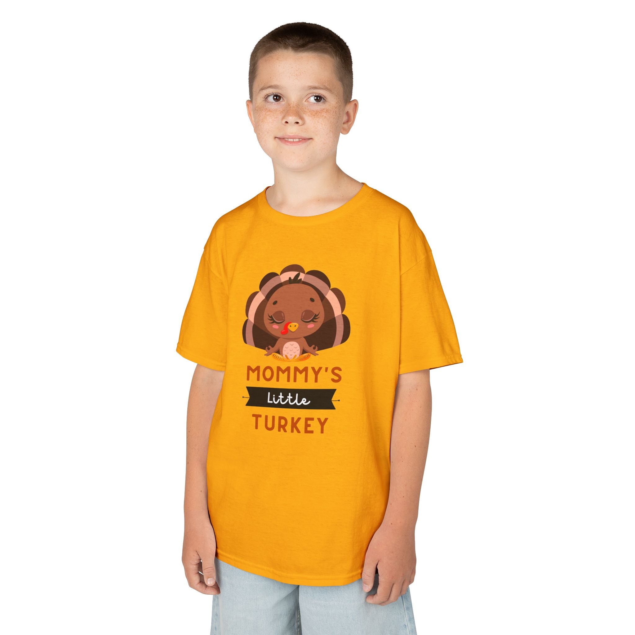 Kids Thanksgiving Tee, Mommy's Little Turkey Shirt, Fall Holiday Outfit, Thanksgiving Gift, Adorable Kids Fashion