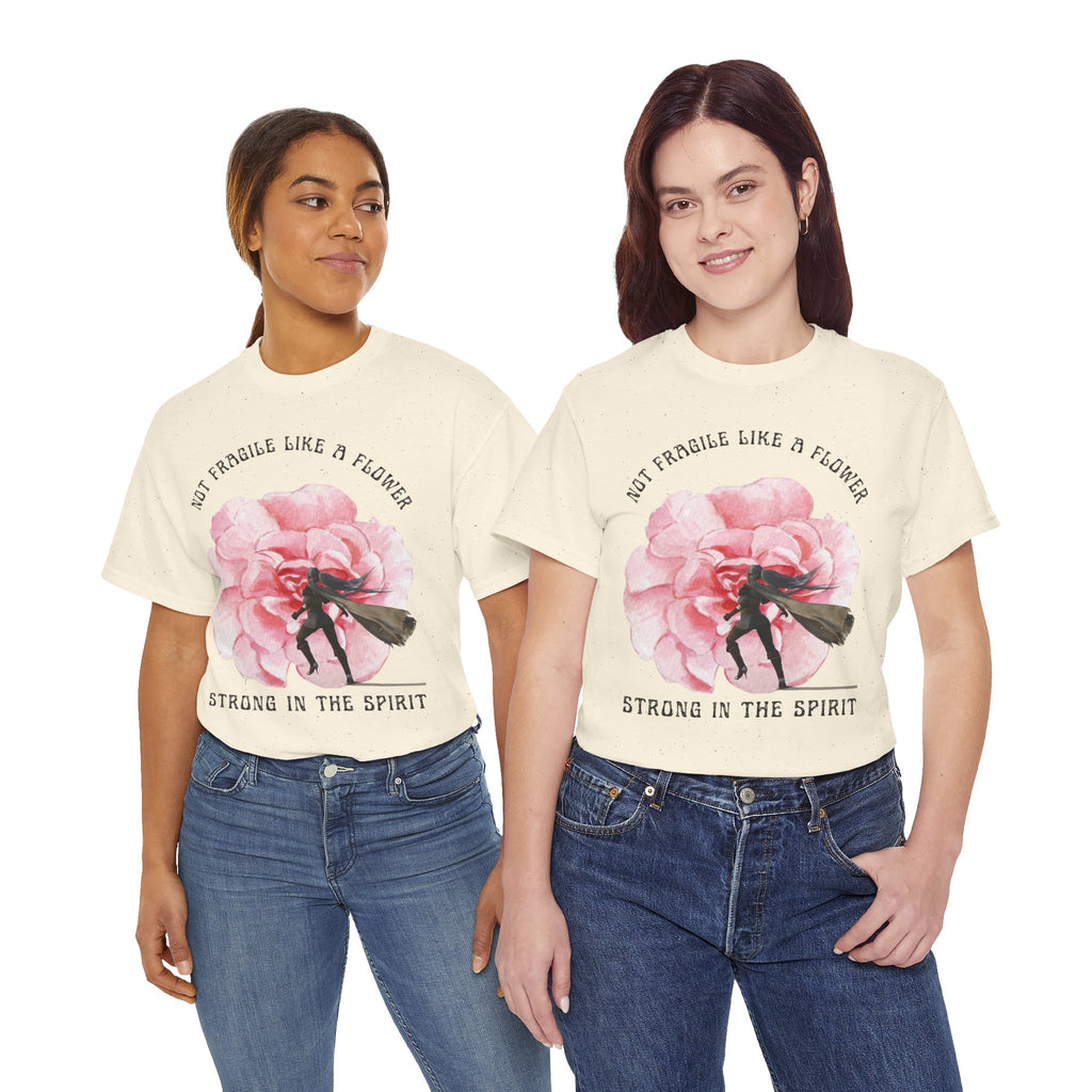 Floral Empowerment Tee, Not Fragile Like a Flower, Strong in the Spirit Shirt, Inspirational Unisex T-Shirt, Gift for Women, [...]