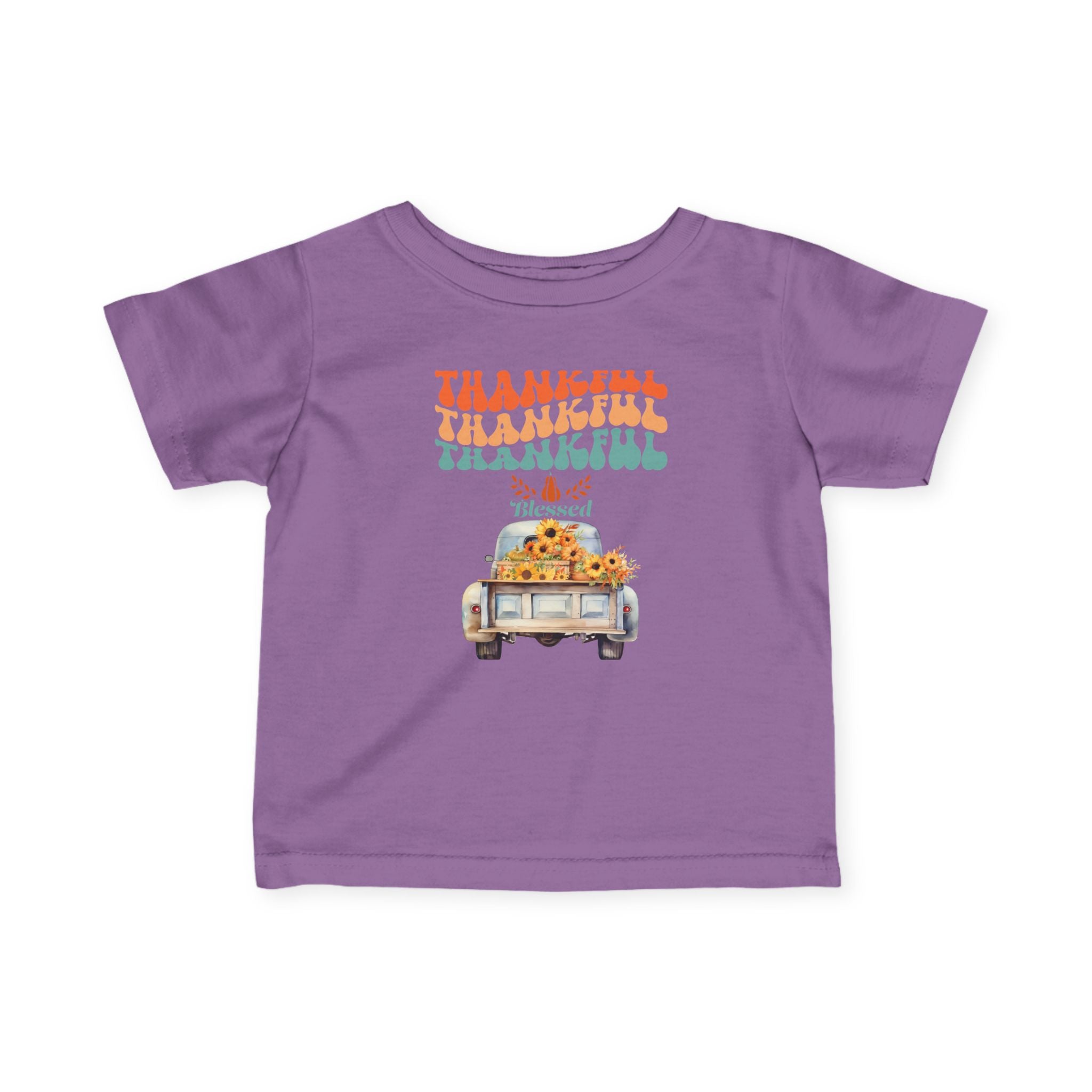 Thankful Infant T-Shirt, Cute Baby Tee, Thanksgiving Outfit, Fall Baby Clothing, Holiday Gift for Infants, Seasonal Wear