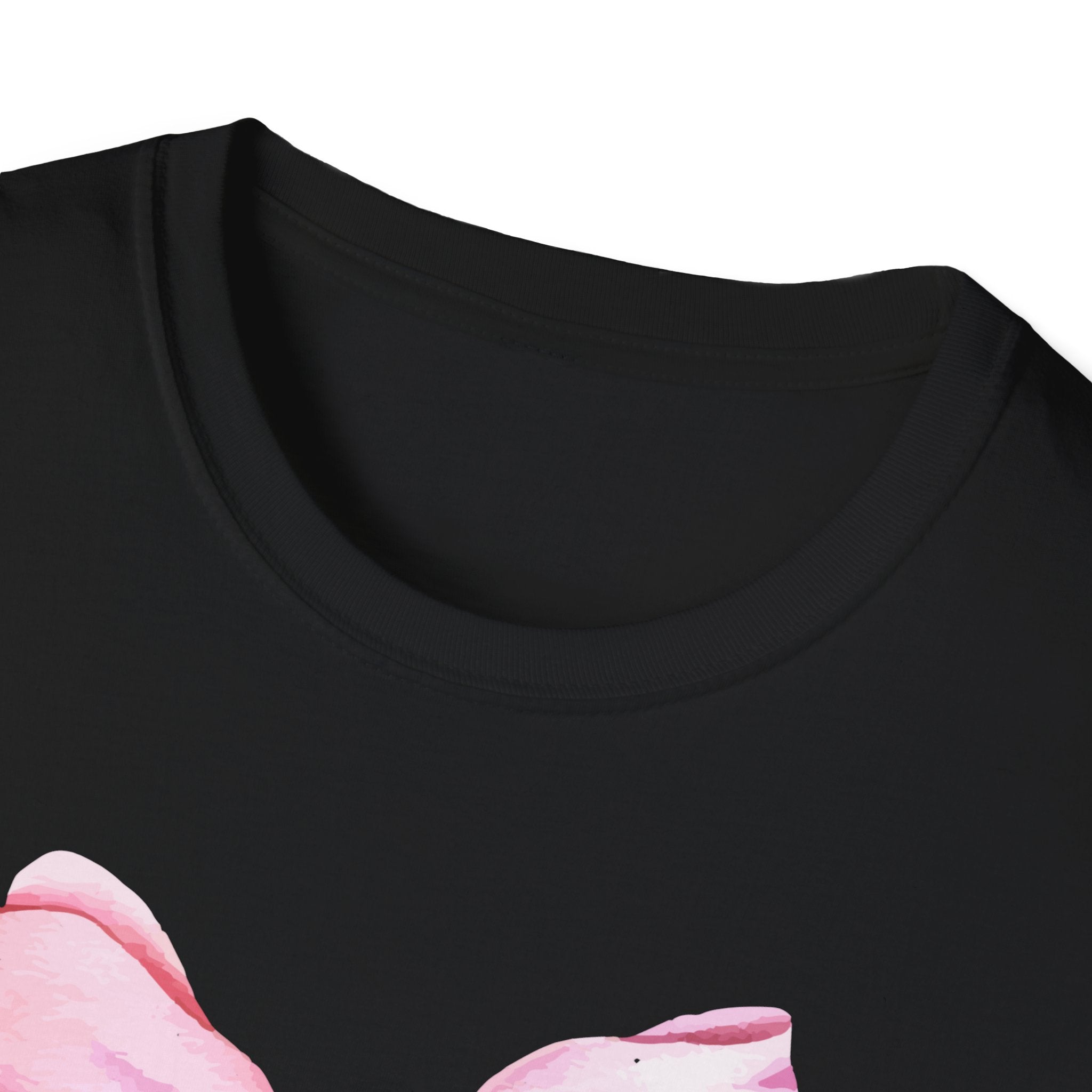 Thankful & Grateful Bow T-Shirt, Unisex Softstyle Tee, Thanksgiving Gift, Fall Apparel, Cute Casual Wear, Gratitude Shirt