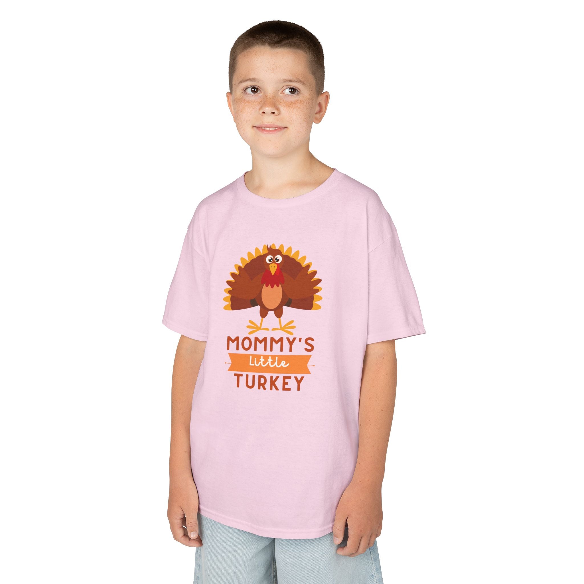 Mommy's Little Turkey Kids Tee - Thanksgiving Gift, Holiday Apparel, Cute Kids Clothing, Family Gathering, Kid's Casual Wear