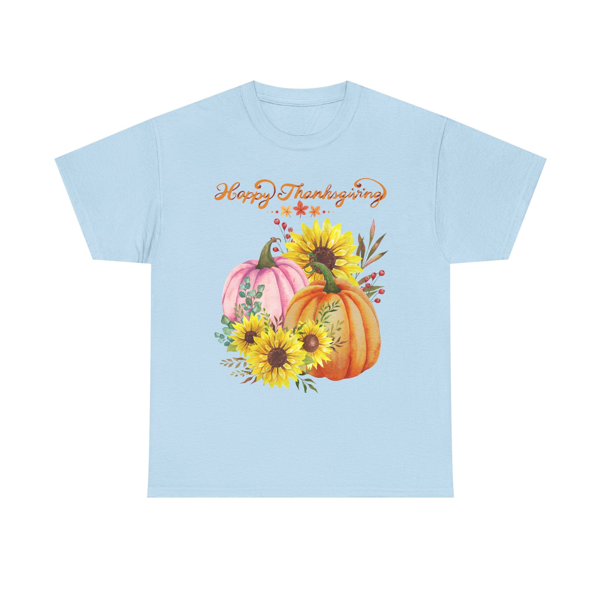 Thanksgiving T-shirts, Pumpkin Tee, Autumn Shirt, Unisex Fall Apparel, Holiday Gift, Cozy Outfit, Harvest Festival Clothing