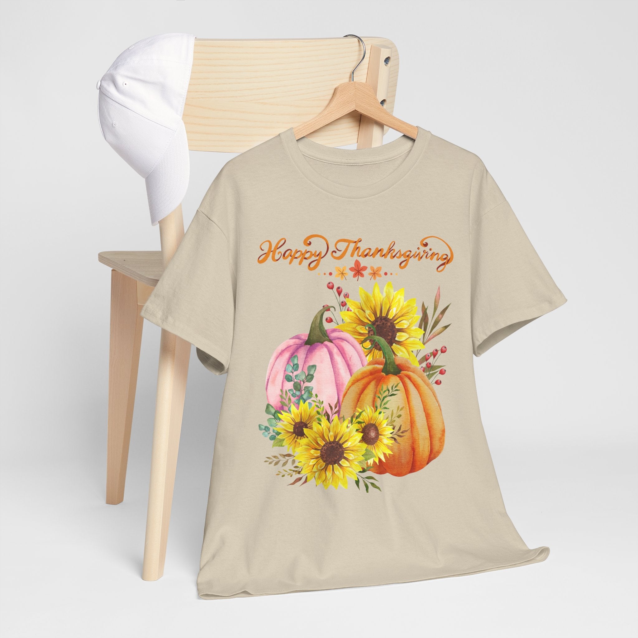 Thanksgiving T-shirts, Pumpkin Tee, Autumn Shirt, Unisex Fall Apparel, Holiday Gift, Cozy Outfit, Harvest Festival Clothing