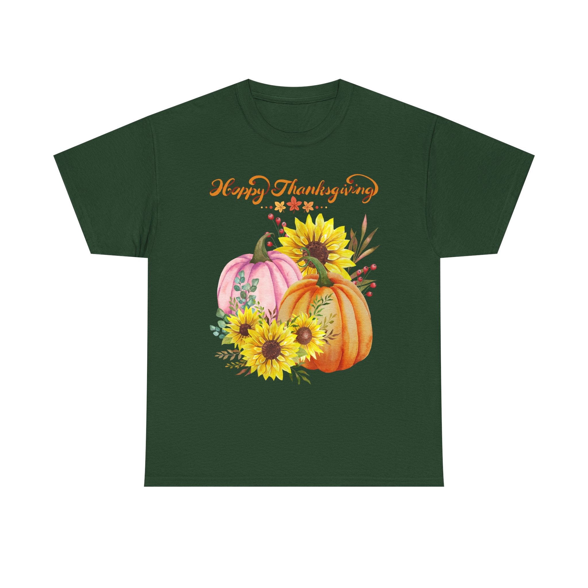 Thanksgiving T-shirts, Pumpkin Tee, Autumn Shirt, Unisex Fall Apparel, Holiday Gift, Cozy Outfit, Harvest Festival Clothing