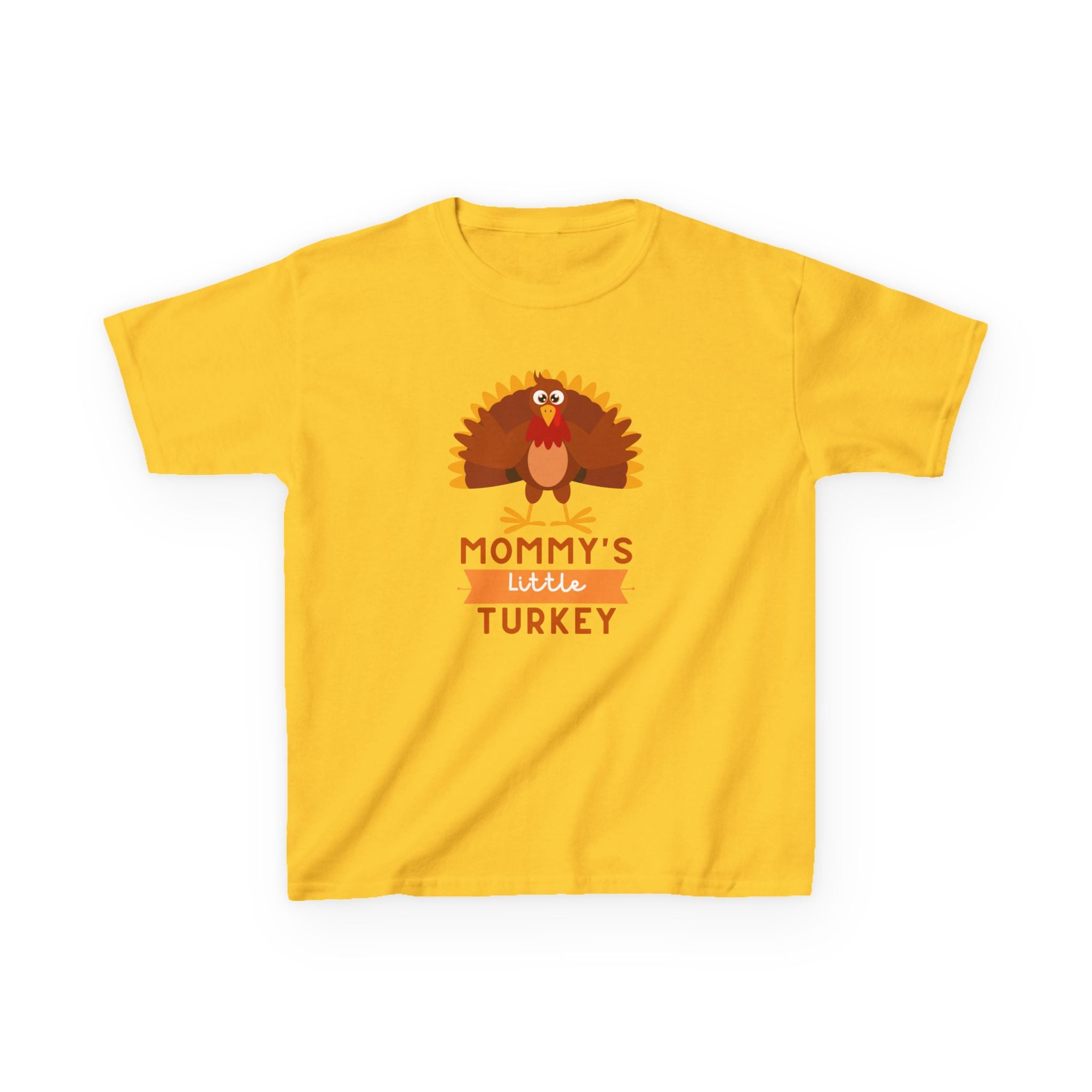 Mommy's Little Turkey Kids Tee - Thanksgiving Gift, Holiday Apparel, Cute Kids Clothing, Family Gathering, Kid's Casual Wear