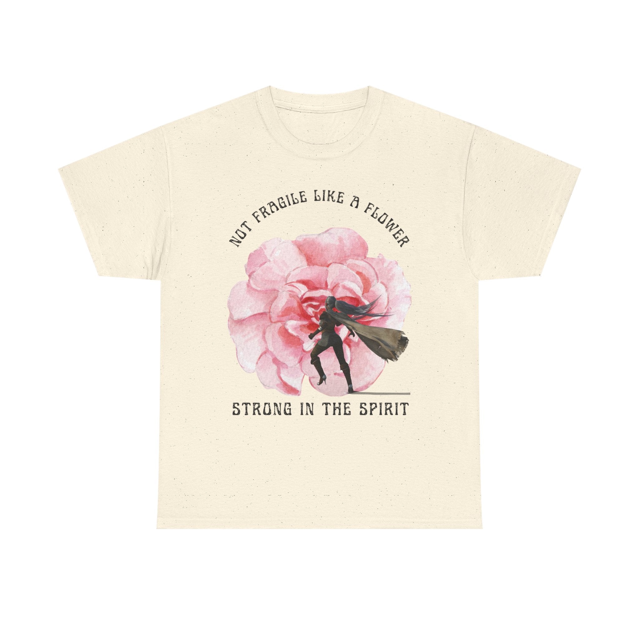 Floral Empowerment Tee, Not Fragile Like a Flower, Strong in the Spirit Shirt, Inspirational Unisex T-Shirt, Gift for Women, [...]