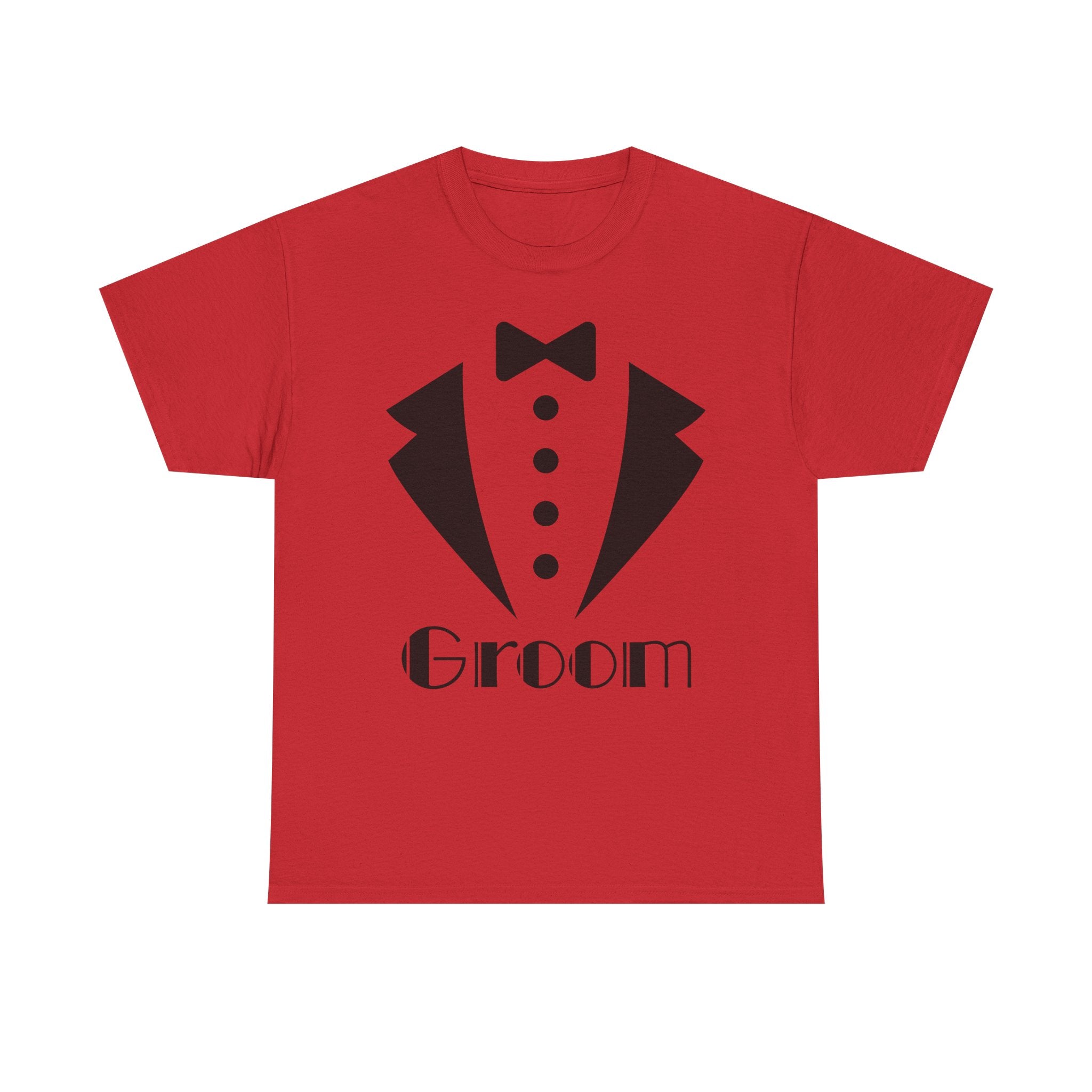 Groom T-Shirt - Unisex Heavy Cotton Tee for Weddings, Bachelor Parties, Groomsmen Gifts, Engagements, Bridal Showers