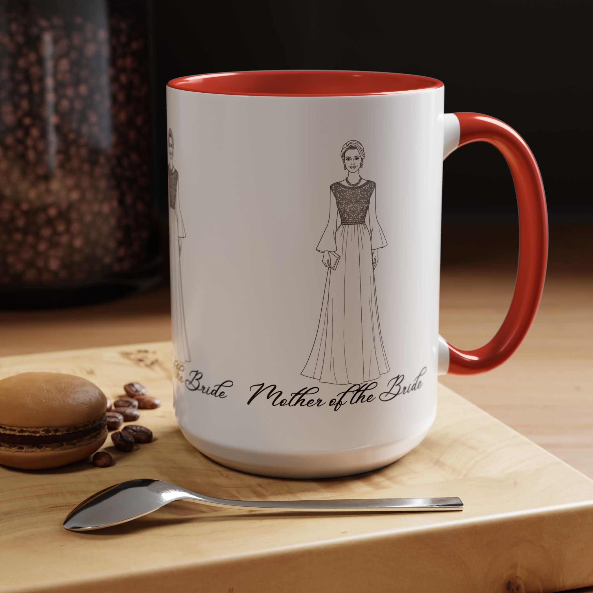 Mother of the Bride -Accent Coffee Mug (11, 15oz)