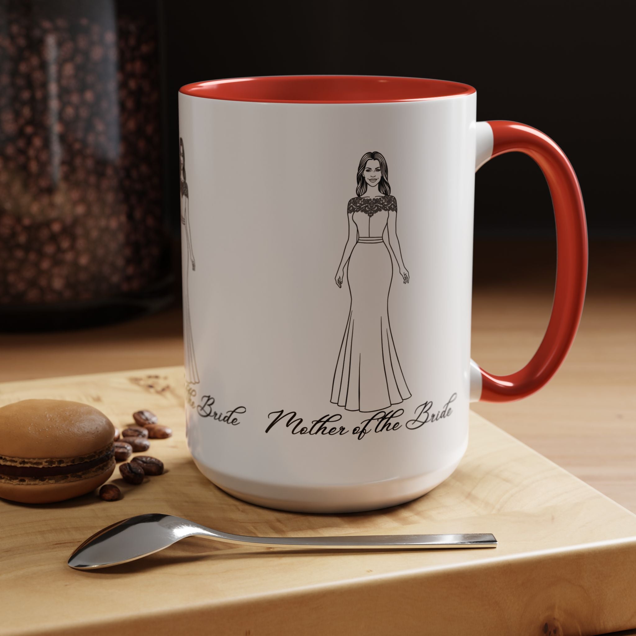 The Mother of the Bride- Accent Coffee Mug (11, 15oz)