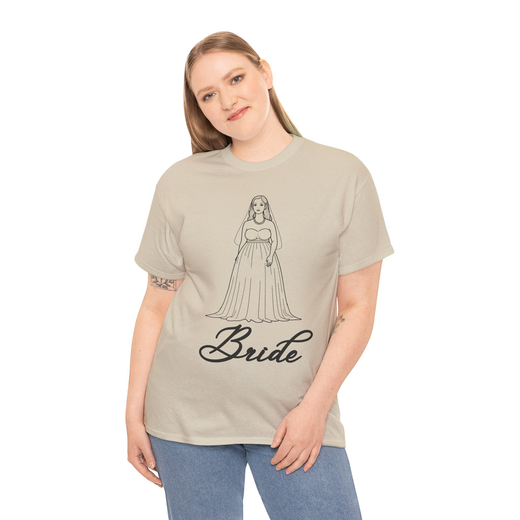 Bride Graphic Tee, Wedding Gift Shirt, Bridal Party Outfit, Engagement Celebration Top, Funny Bride Apparel, Unisex Heavy Cotton Tee