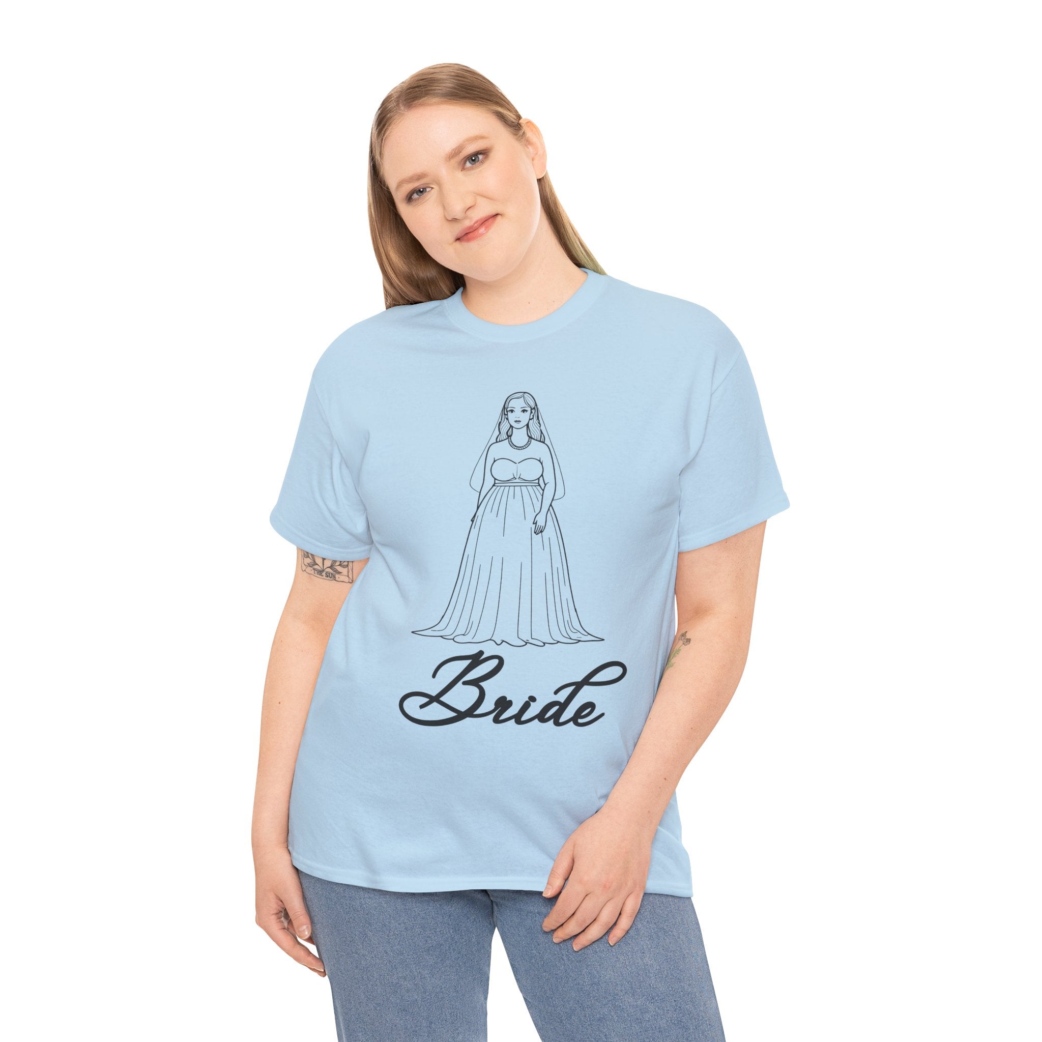 Bride Graphic Tee, Wedding Gift Shirt, Bridal Party Outfit, Engagement Celebration Top, Funny Bride Apparel, Unisex Heavy Cotton Tee