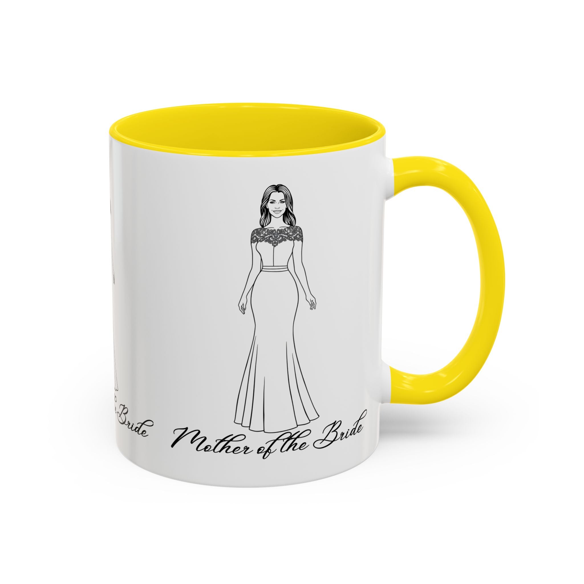 The Mother of the Bride- Accent Coffee Mug (11, 15oz)