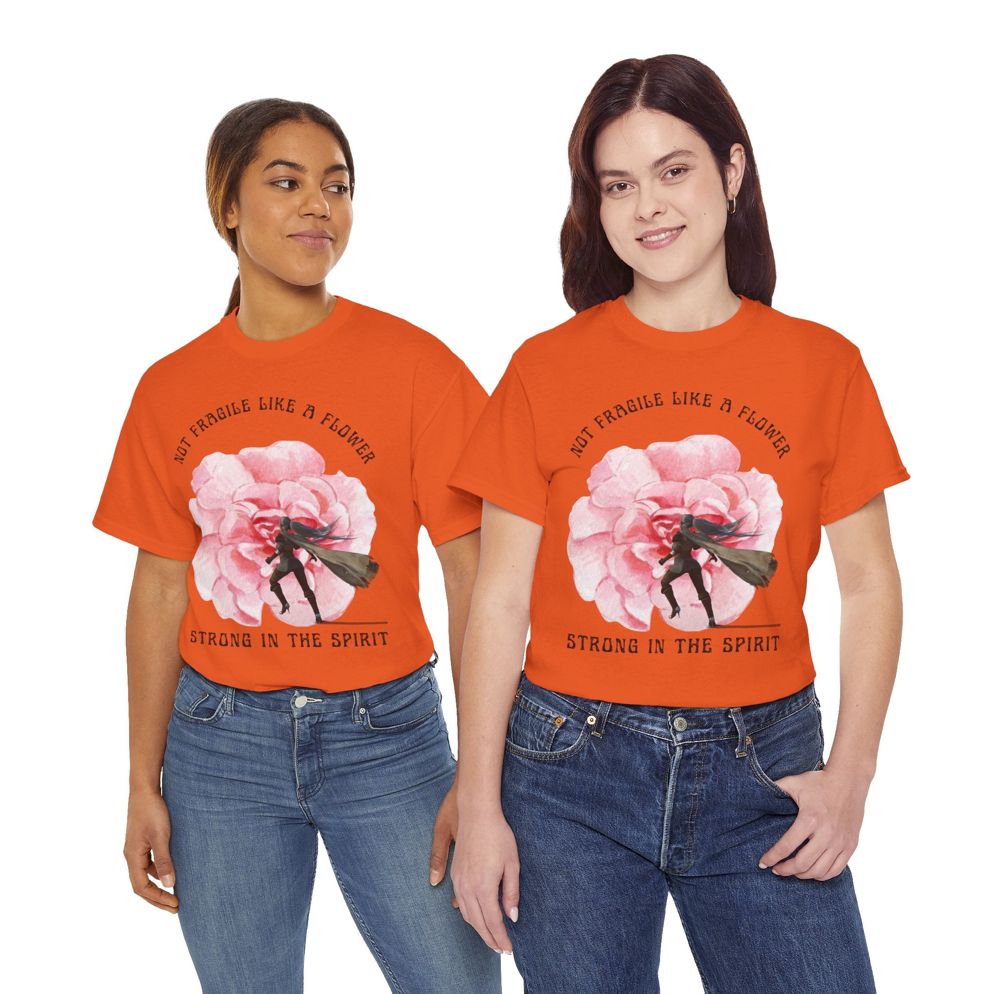 Floral Empowerment Tee, Not Fragile Like a Flower, Strong in the Spirit Shirt, Inspirational Unisex T-Shirt, Gift for Women, [...]